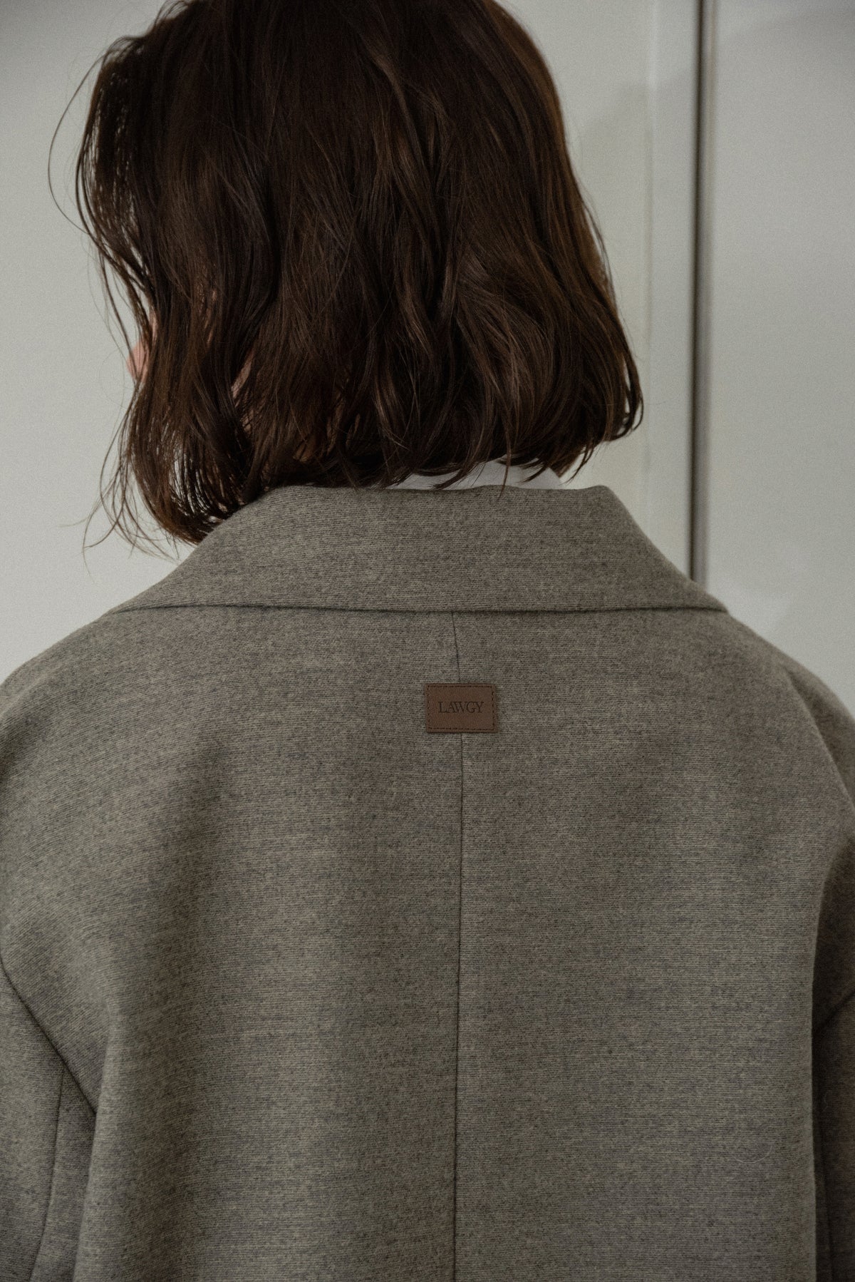 sleeve double face tailored jacket