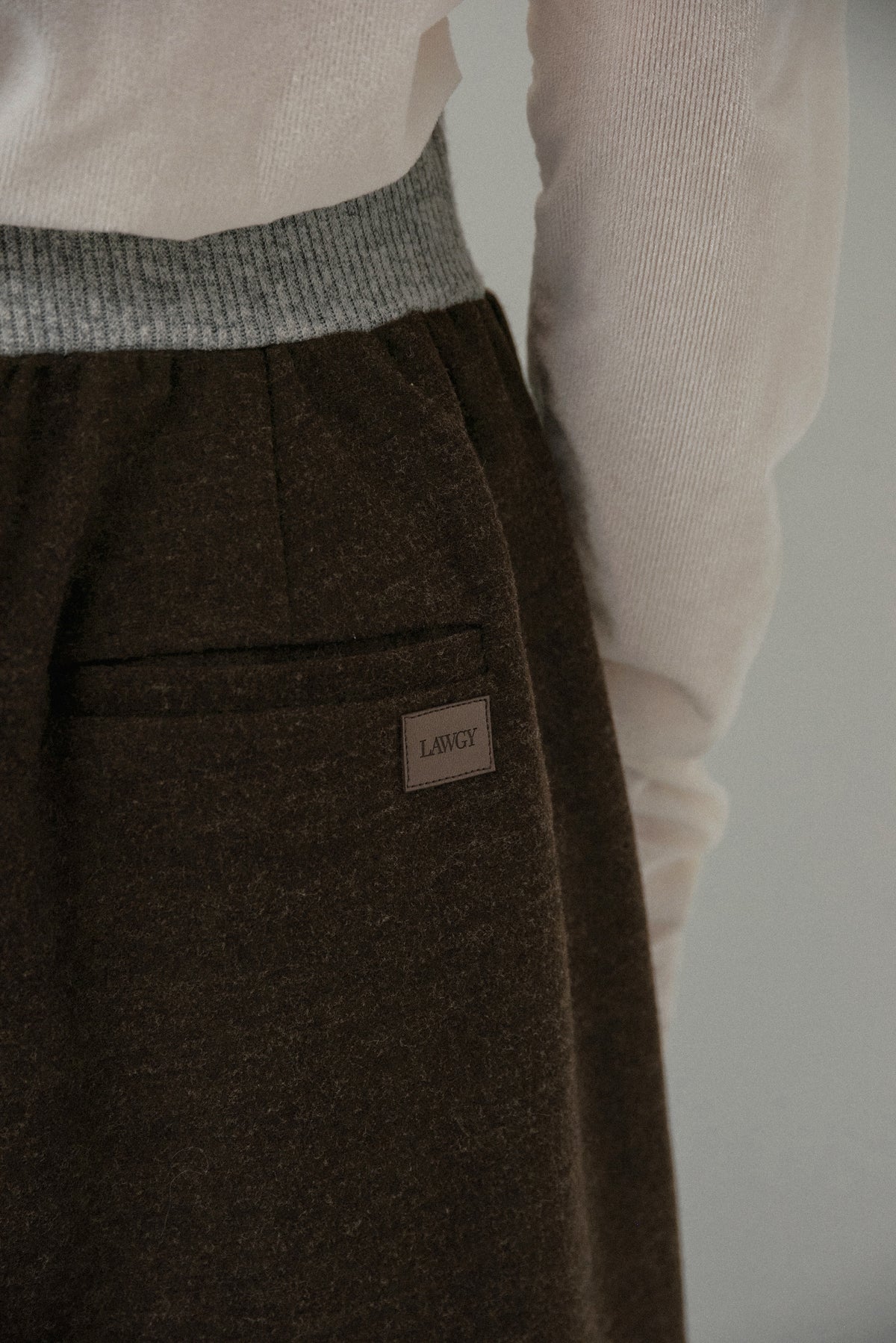 button fly center seam rib pants