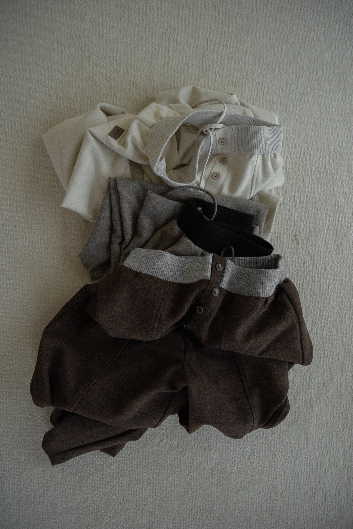 button fly center seam rib pants