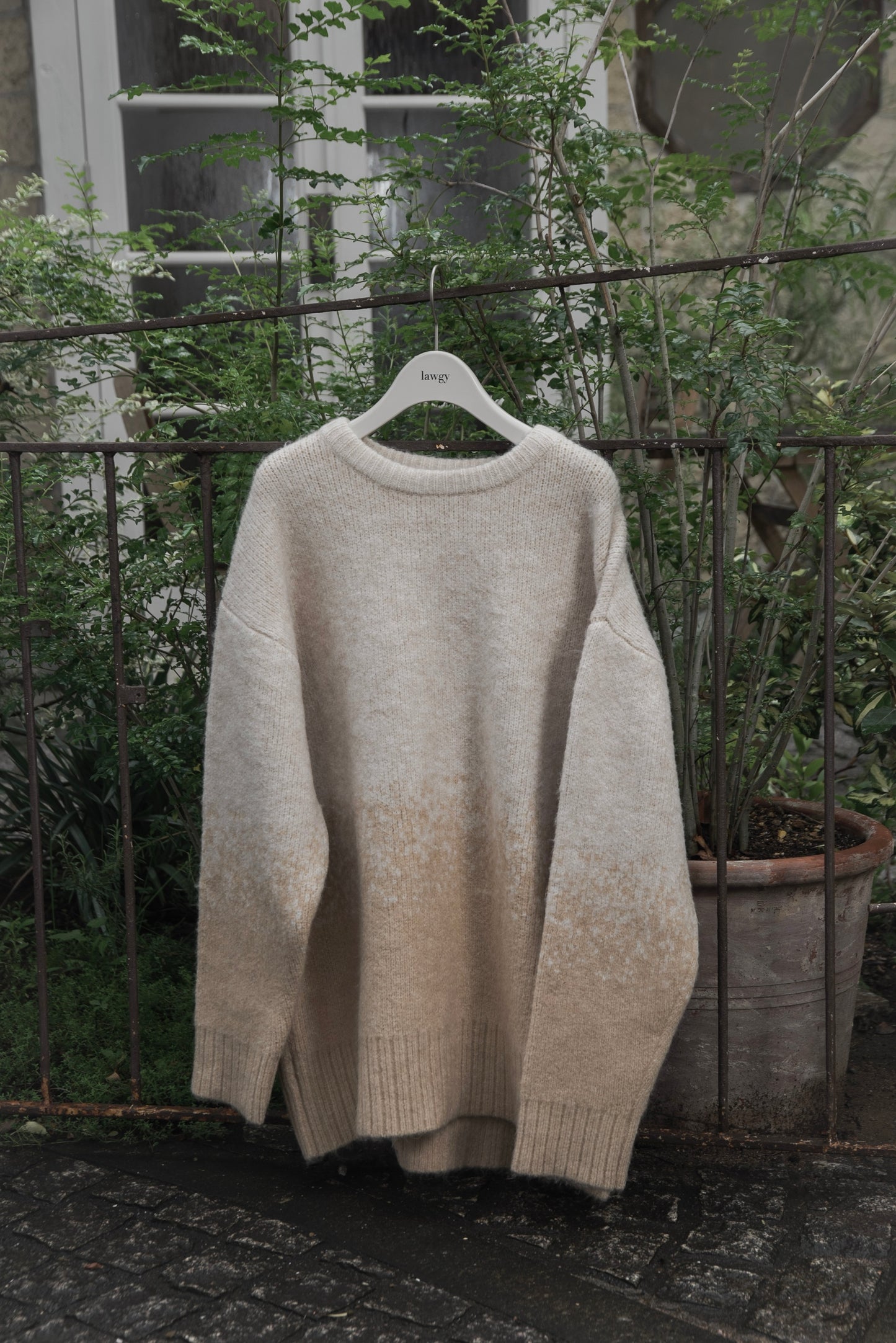 nuance gradation loose knit