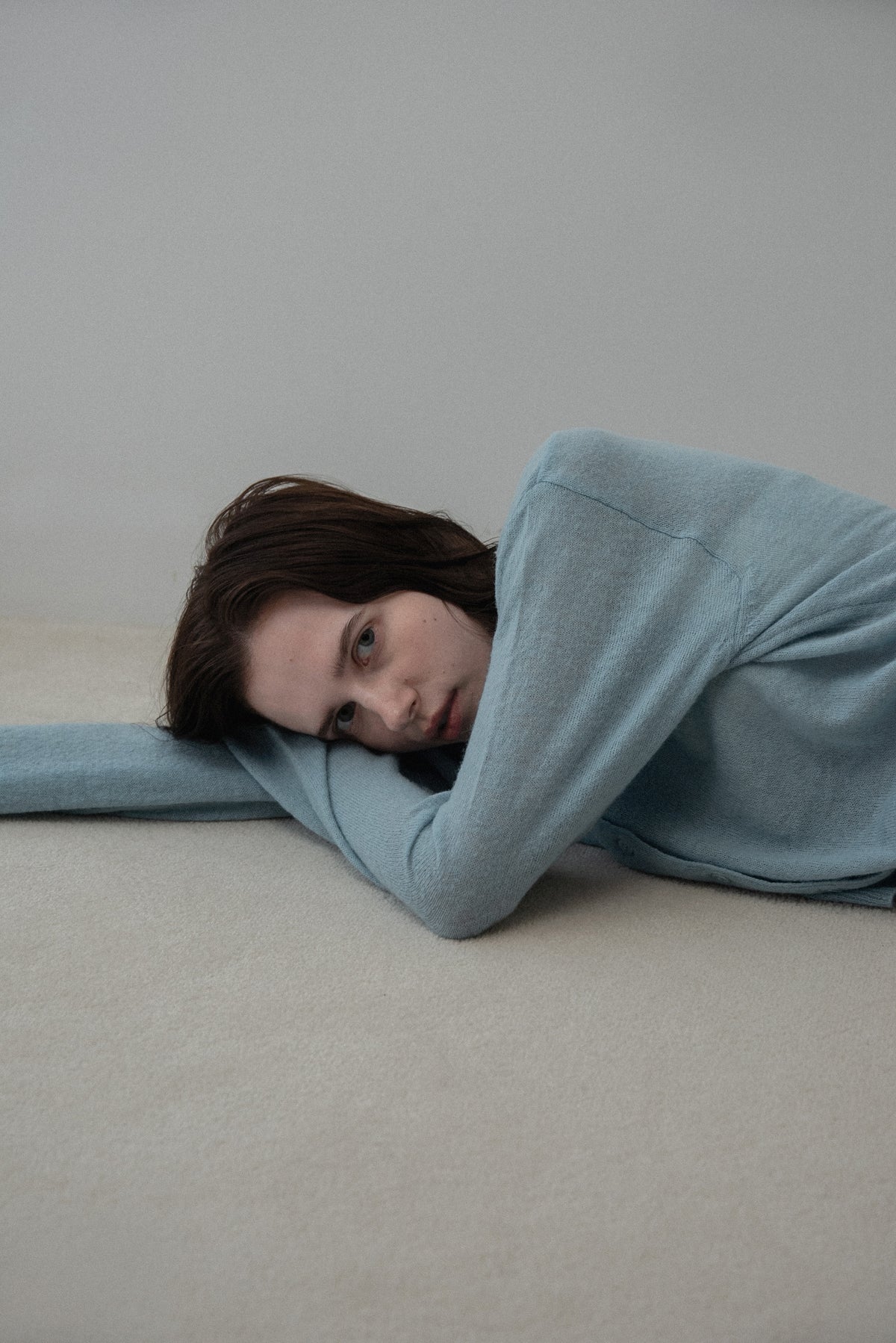 soft touch polo cardigan knit tops