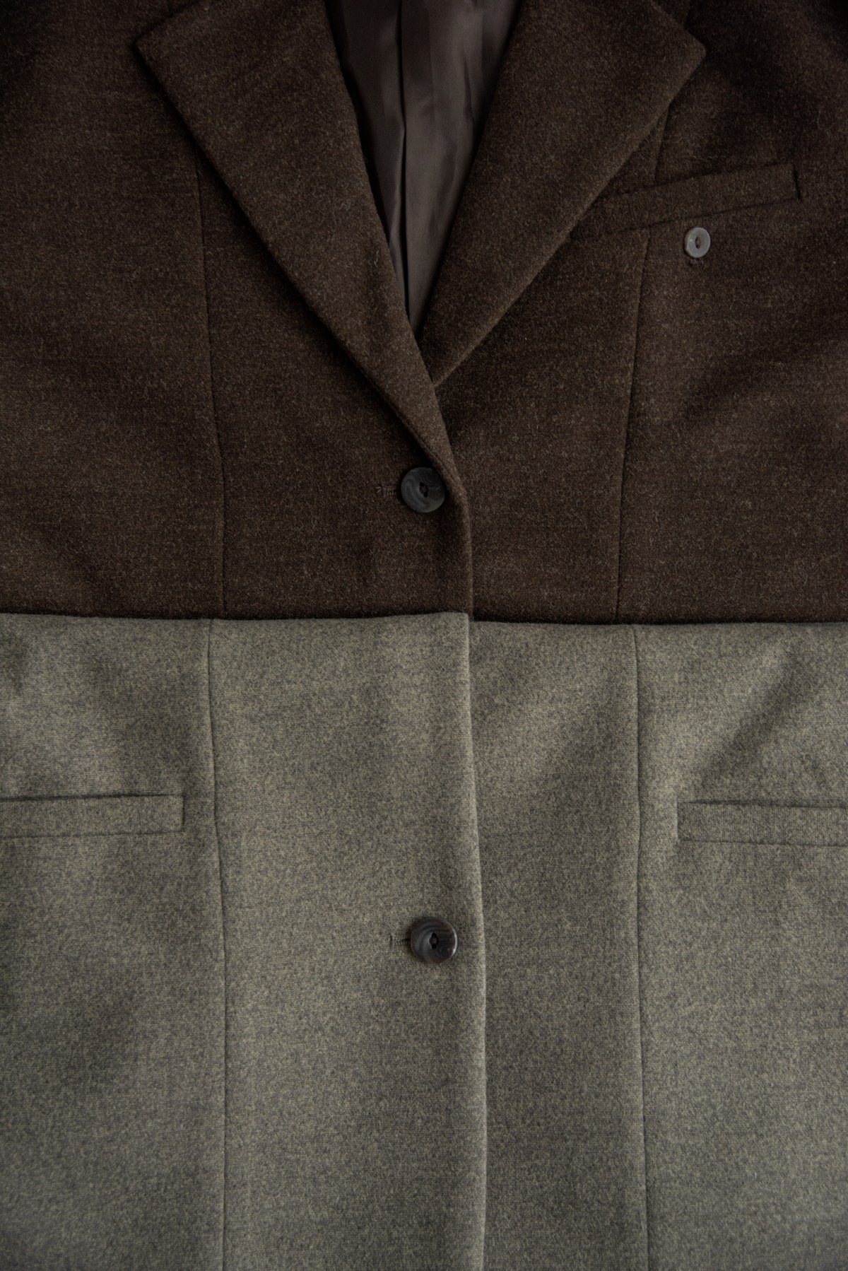 sleeve double face tailored jacket
