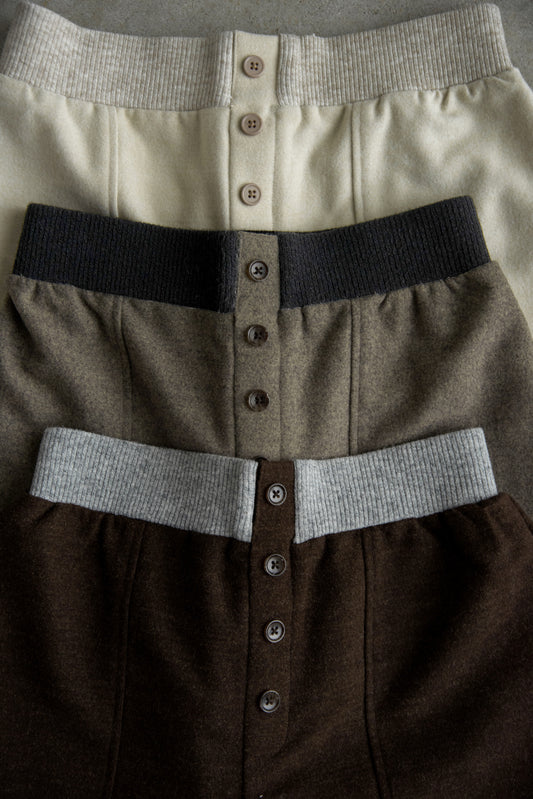 button fly center seam rib pants