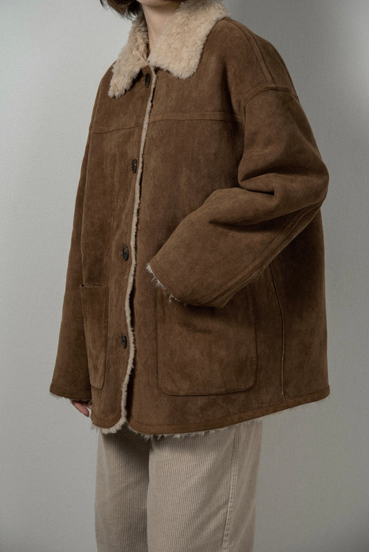 reversible brushed soutien collar outer
