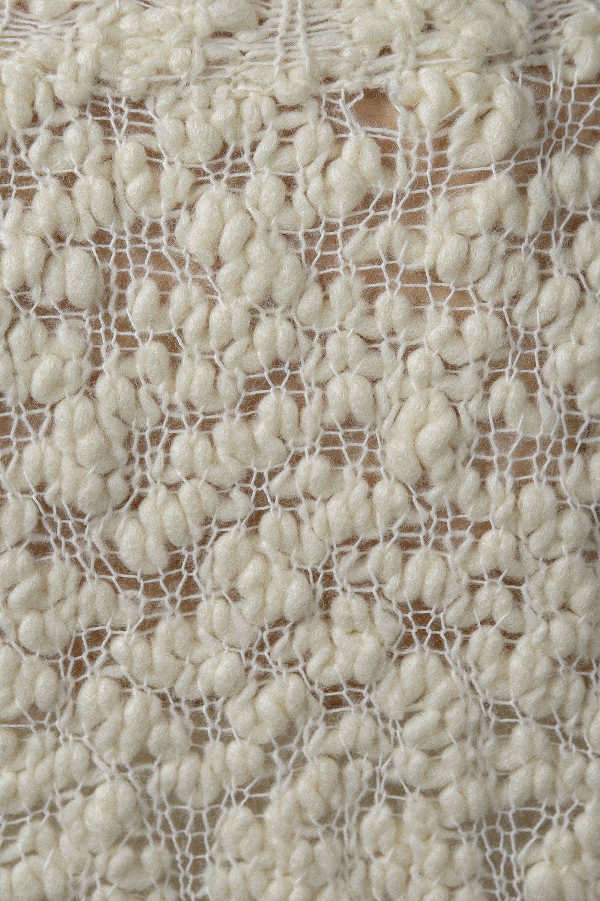 wool nep round neck knit