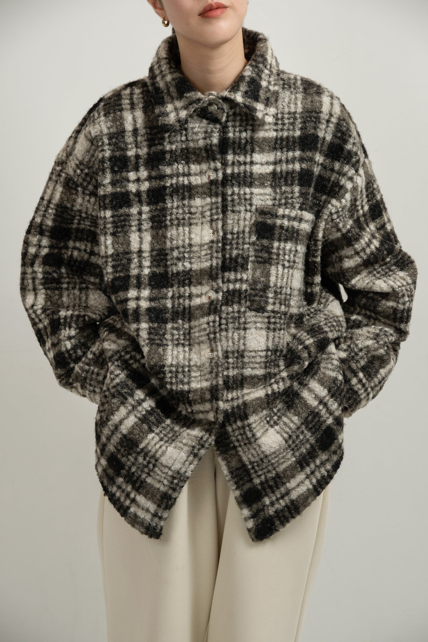 check boa shirt outer