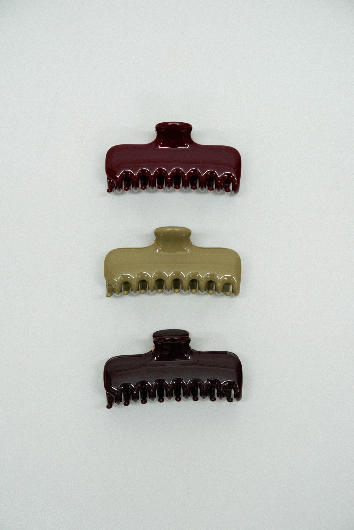 decadent chocolate glossy hair clip
