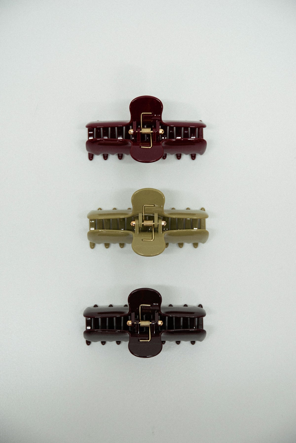decadent chocolate glossy hair clip