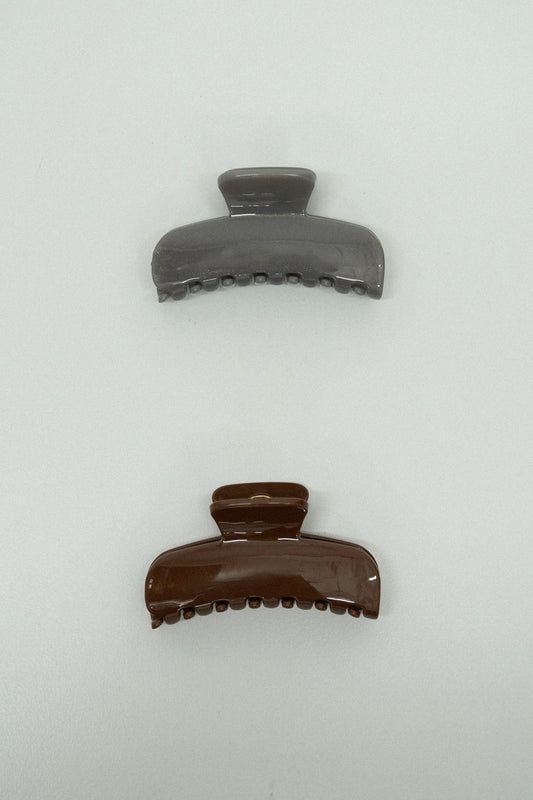 subtle sparkle glossy hair clip