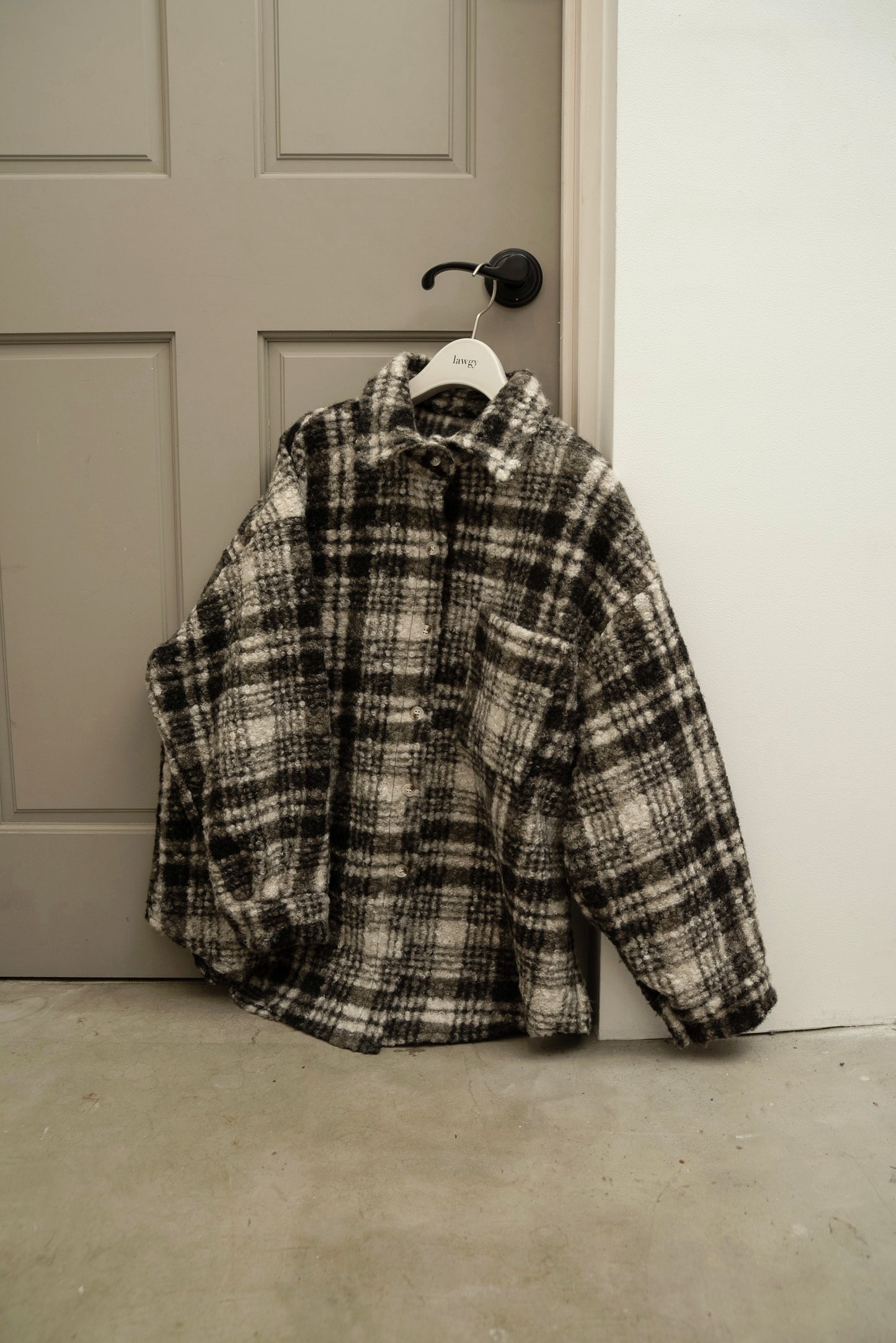 check boa shirt outer