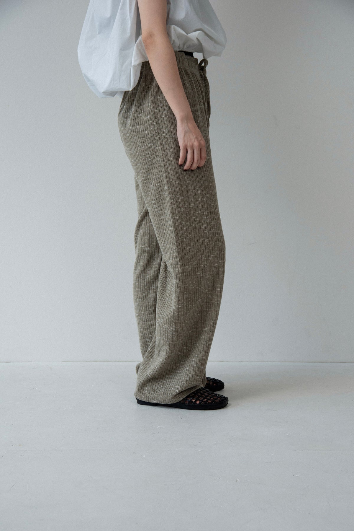 melange material easy pants