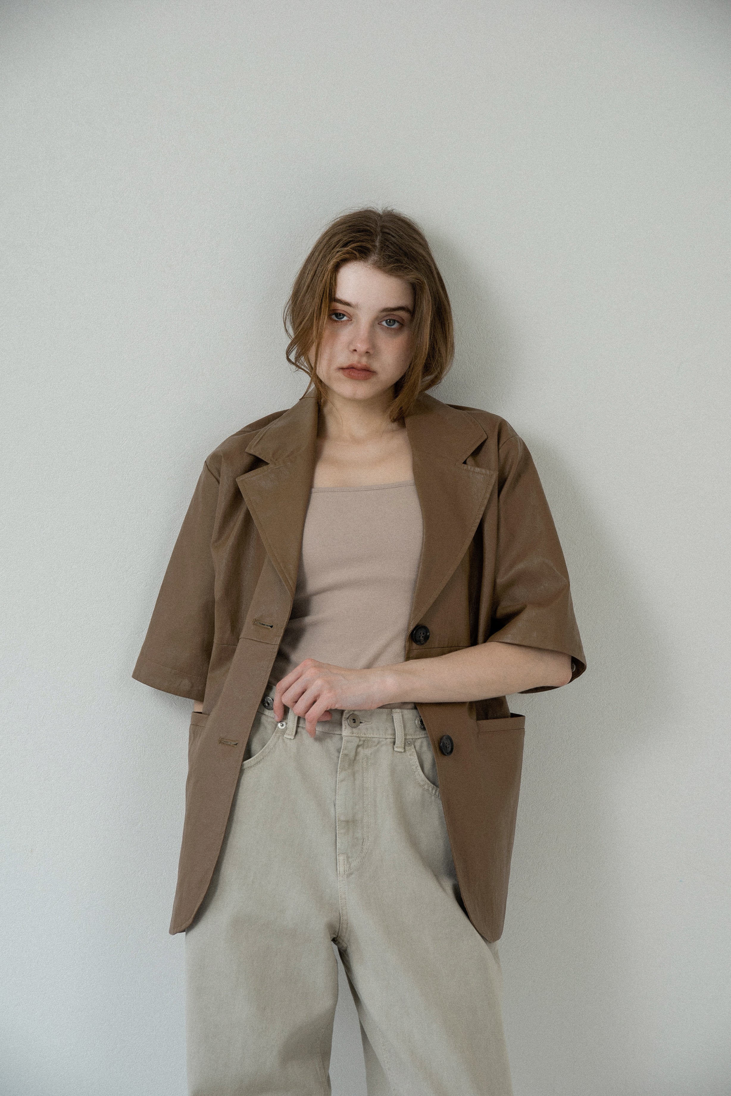 2way sleeve embroidery jacket – eim online（エイム オンライン）