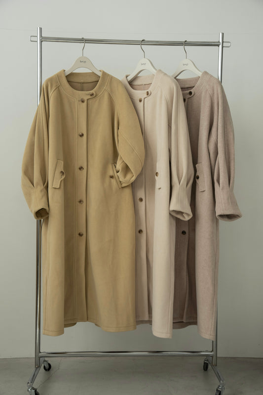 raglan sleeve tuck coat