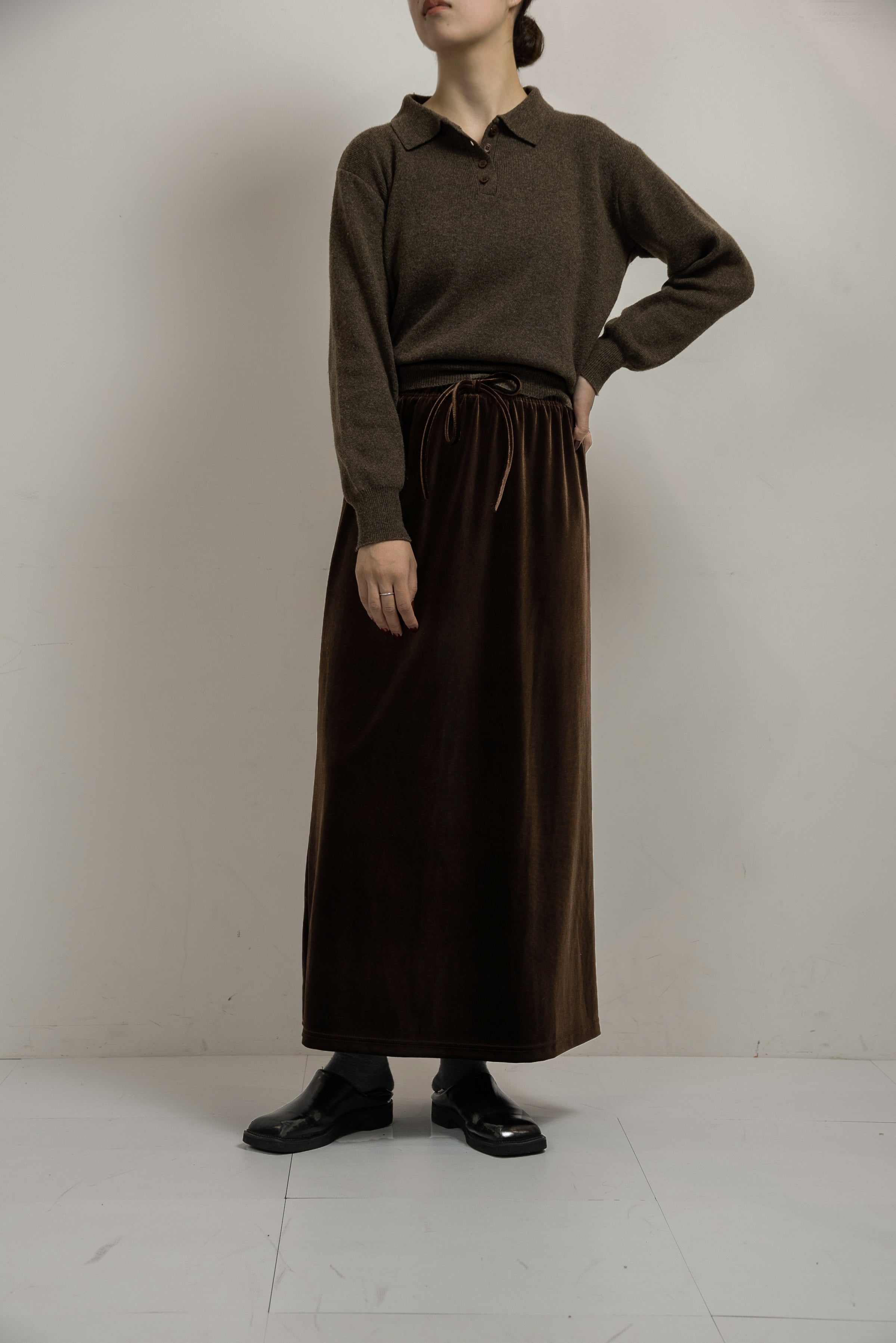 brushed ribbon tight skirt – eim online（エイム オンライン）