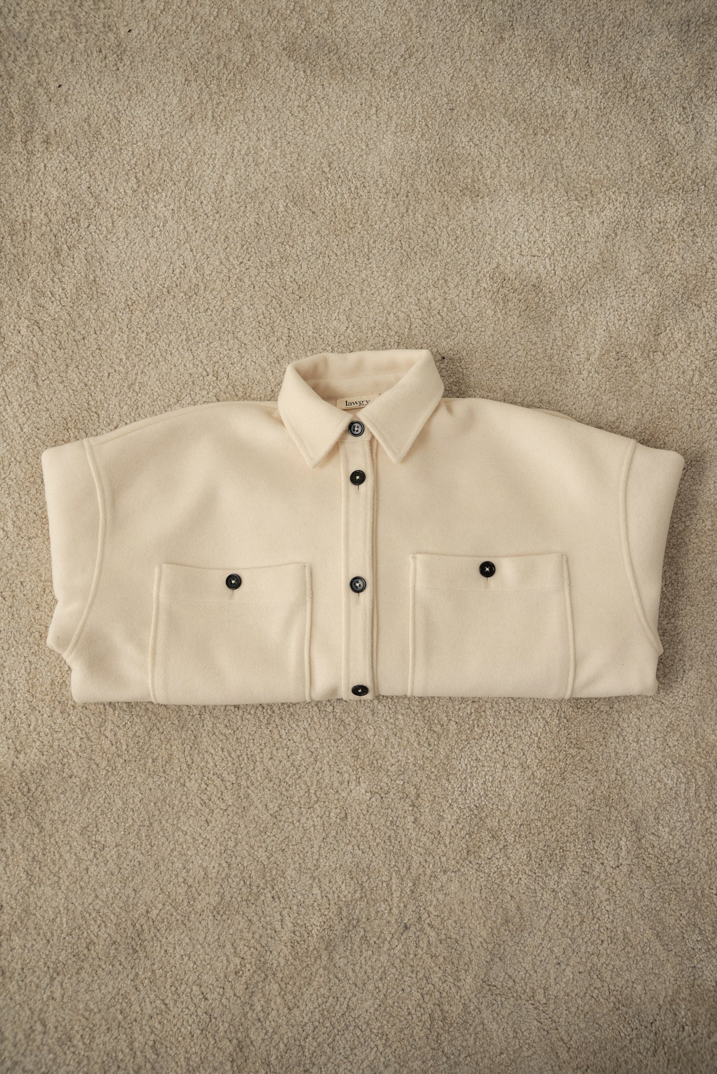 embroidery big pocket shirt like coat