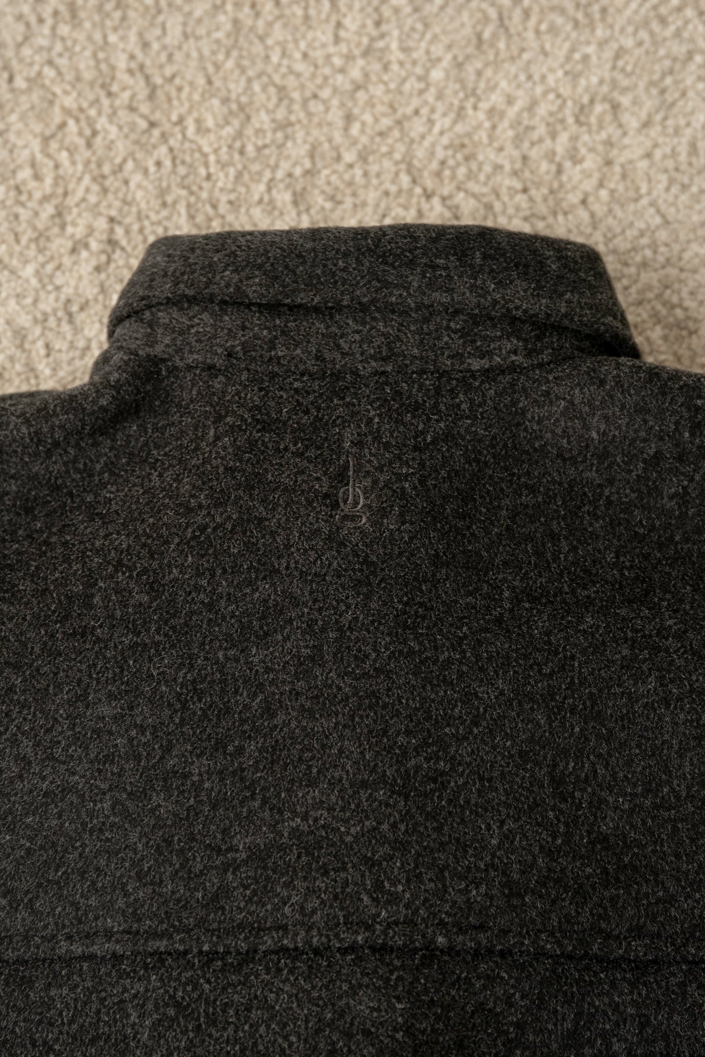 embroidery big pocket shirt like coat