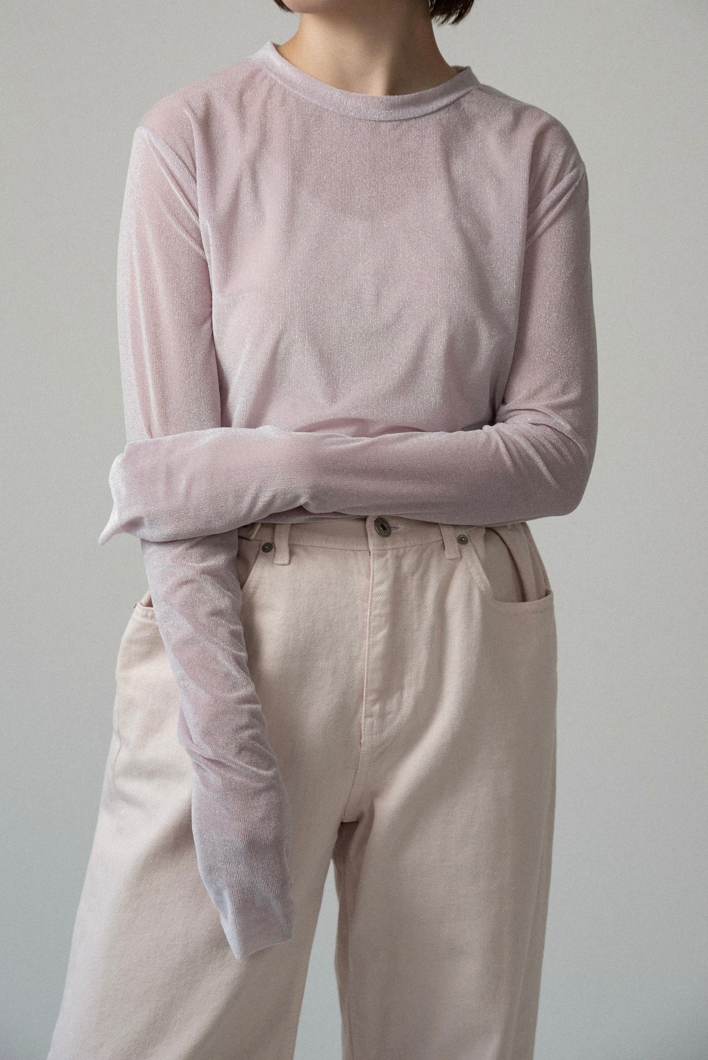 soft touch lightweight crewneck tops