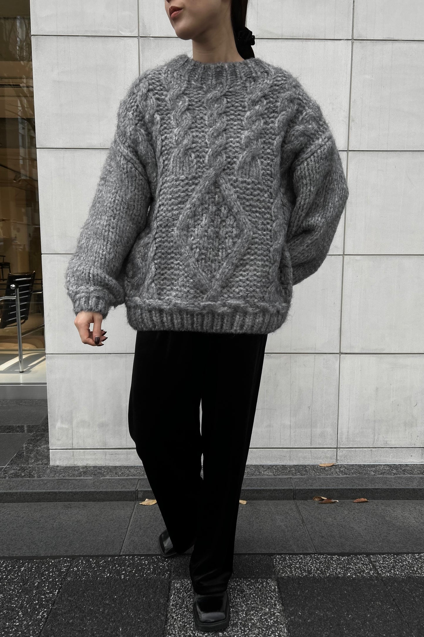 cable wool loose knit【eim plus+限定アイテム】