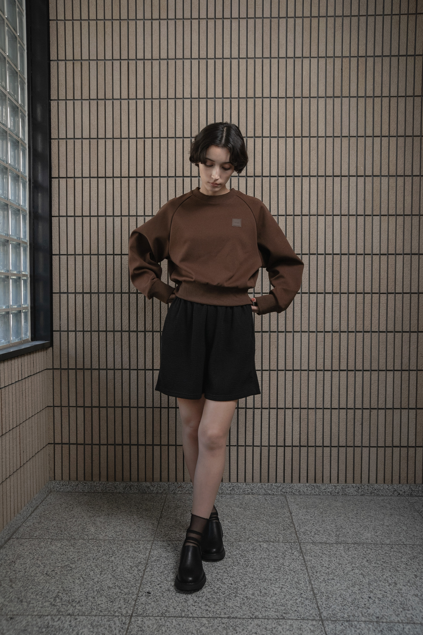 lawgy original logo patch sweat