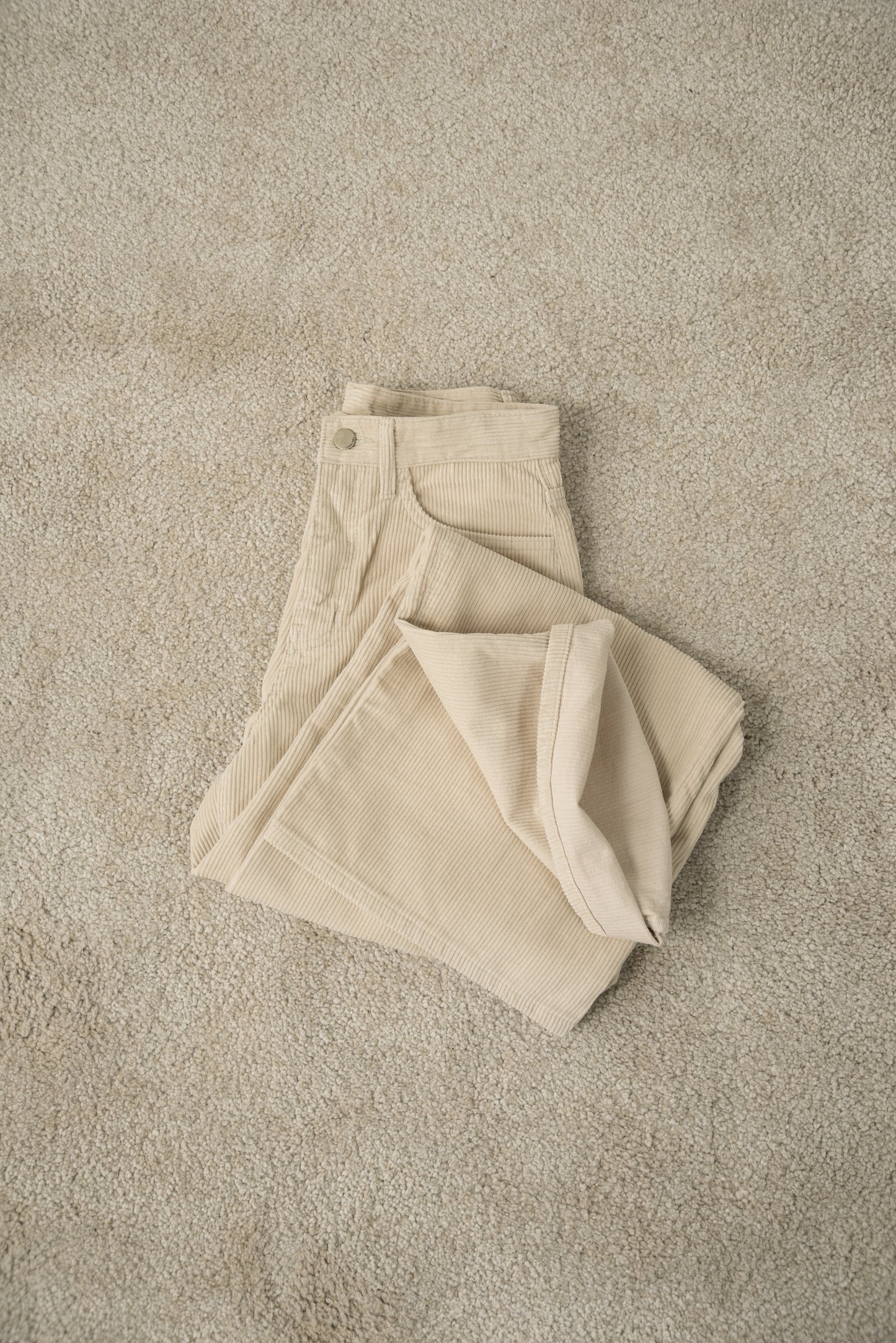 straight corduroy pocket pants