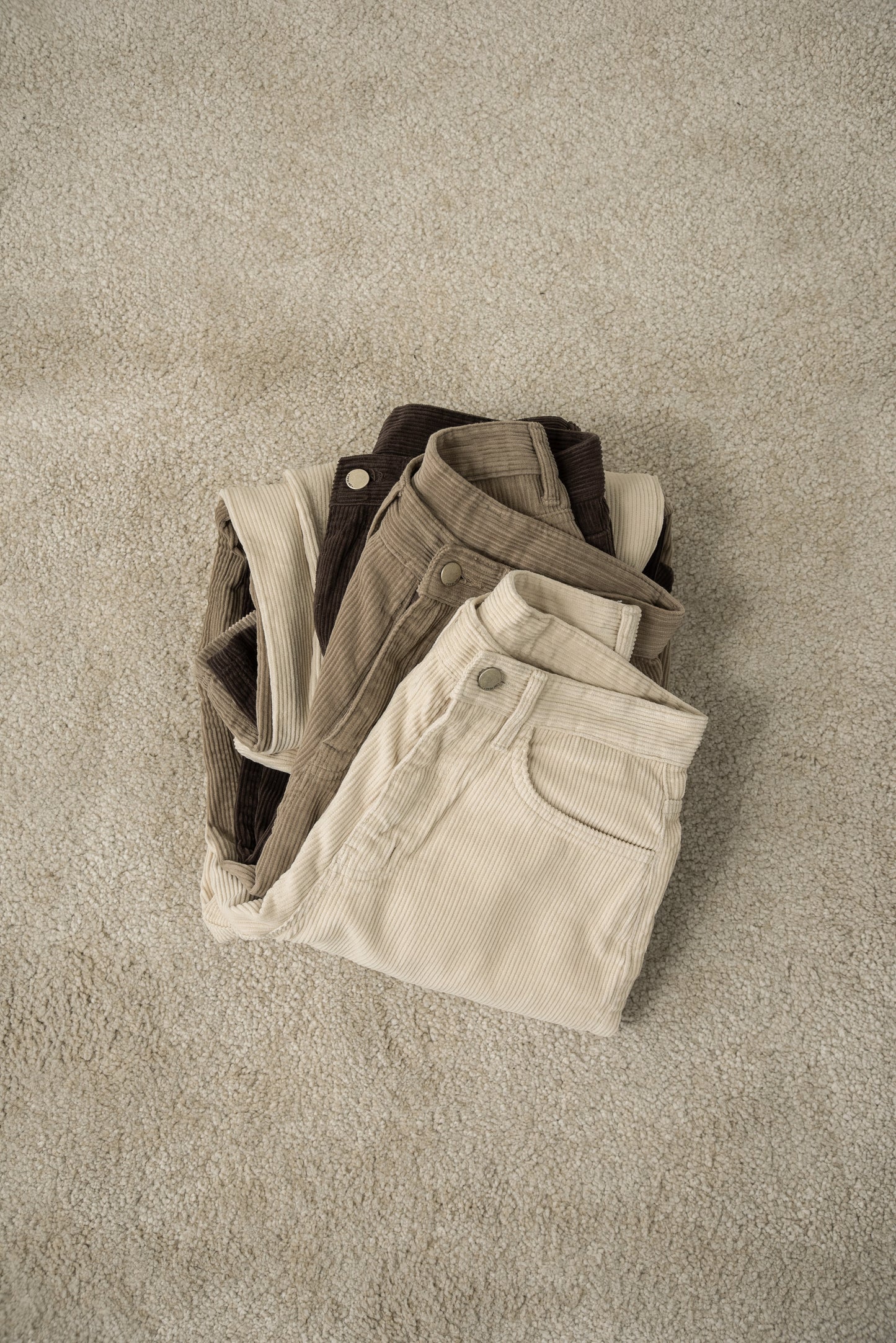 straight corduroy pocket pants