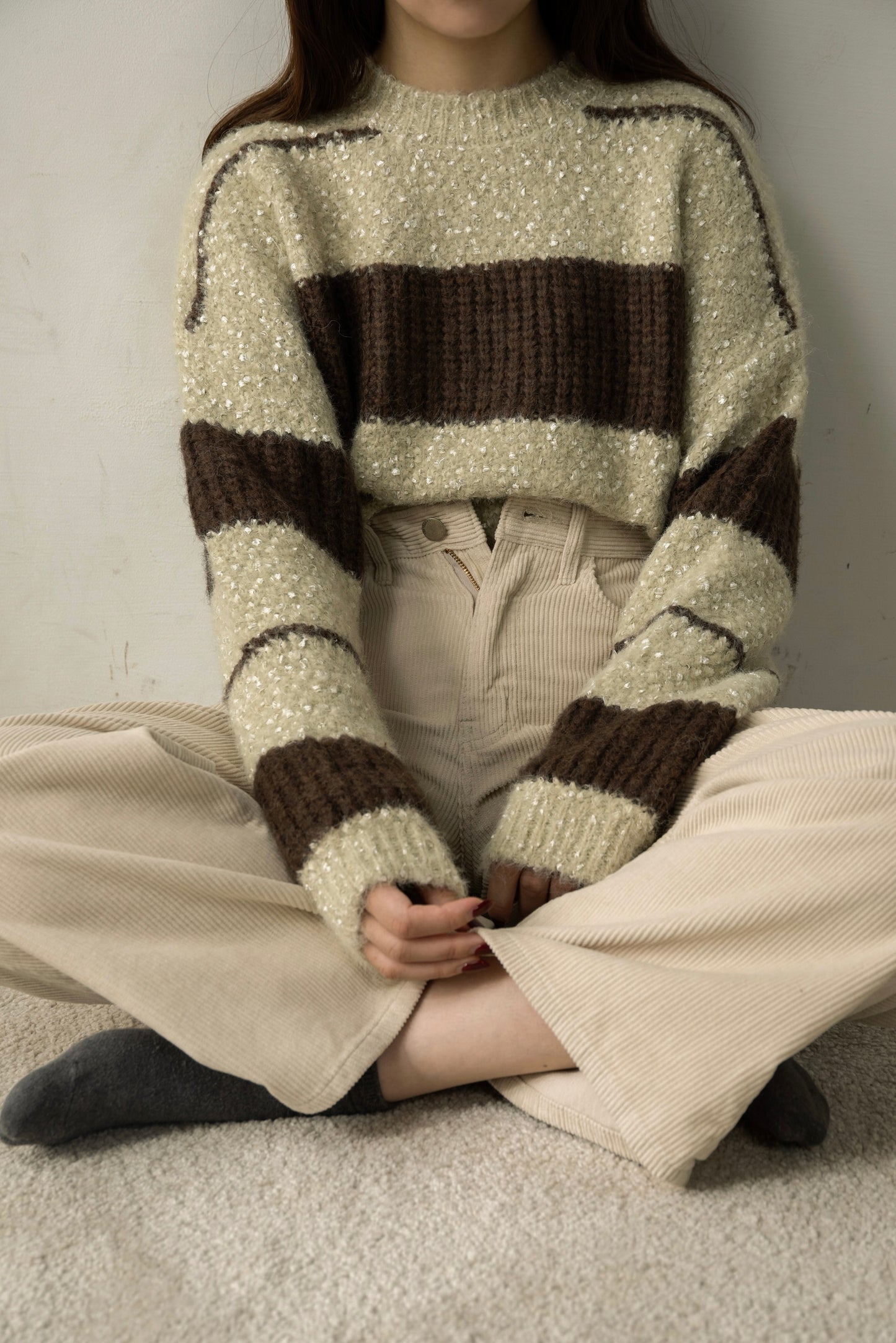 straight corduroy pocket pants