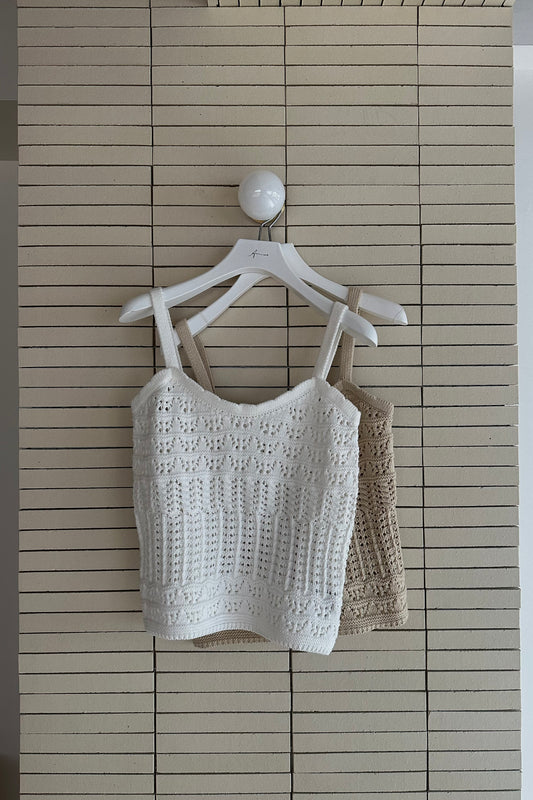 crochet summer knit camisole