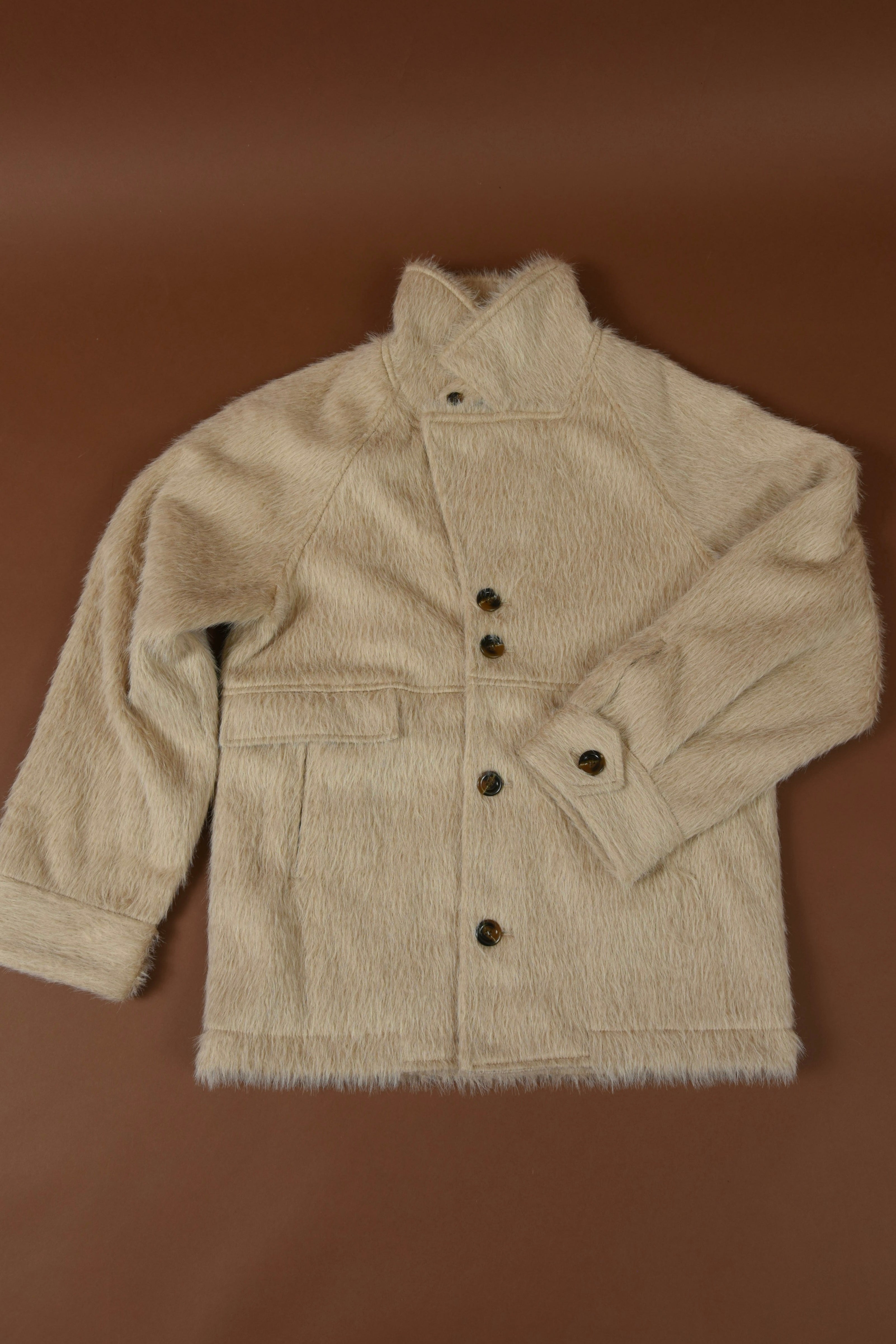 2way shaggy random button coat – eim online（エイム オンライン）