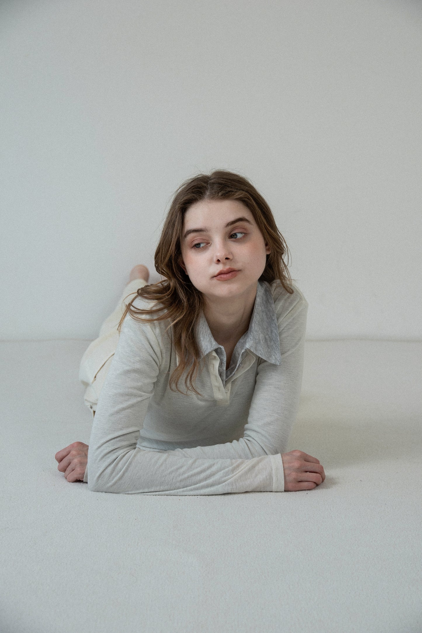 sheer logo compact polo tops