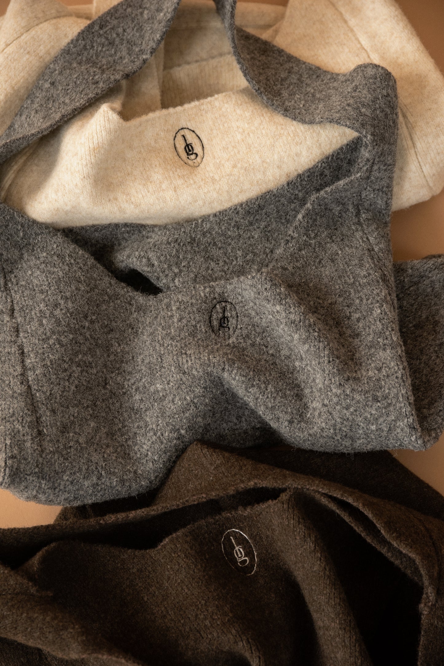 embroidery logo one handle knit bag