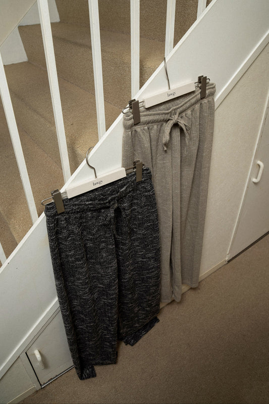 melange material easy pants