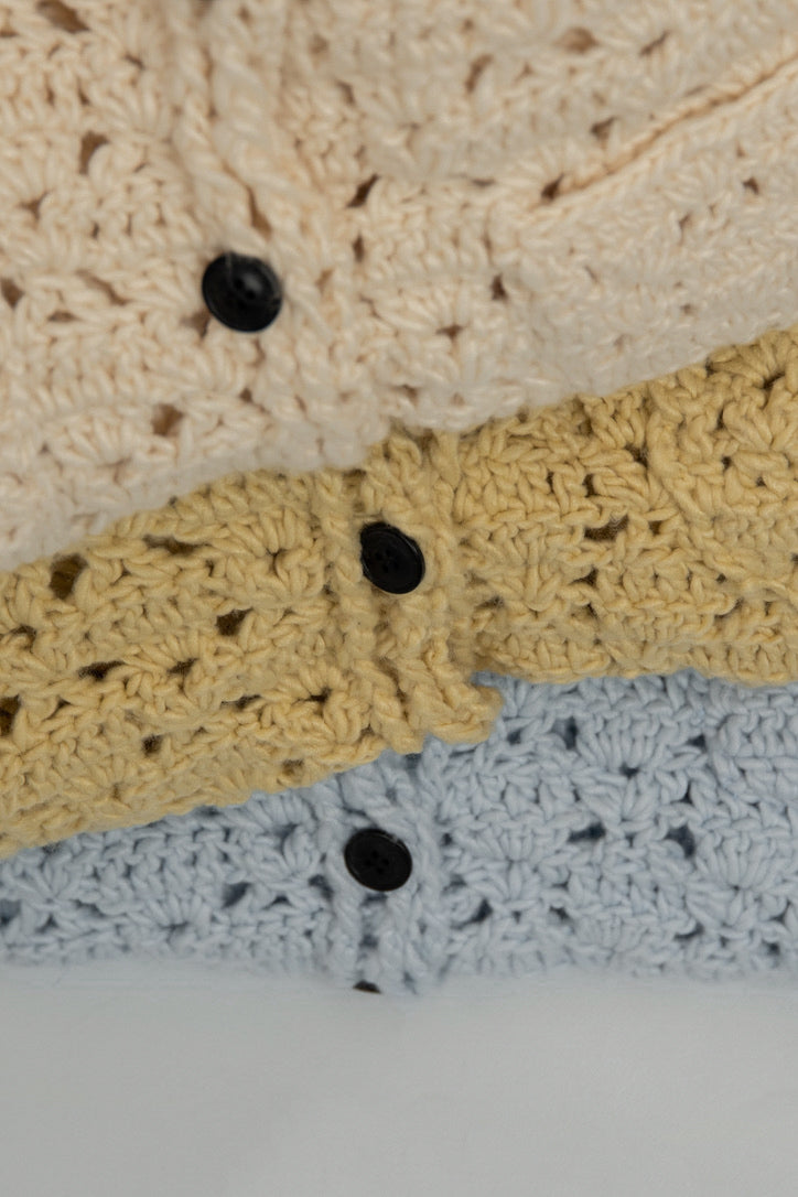 loose chunky handmade knit cardigan