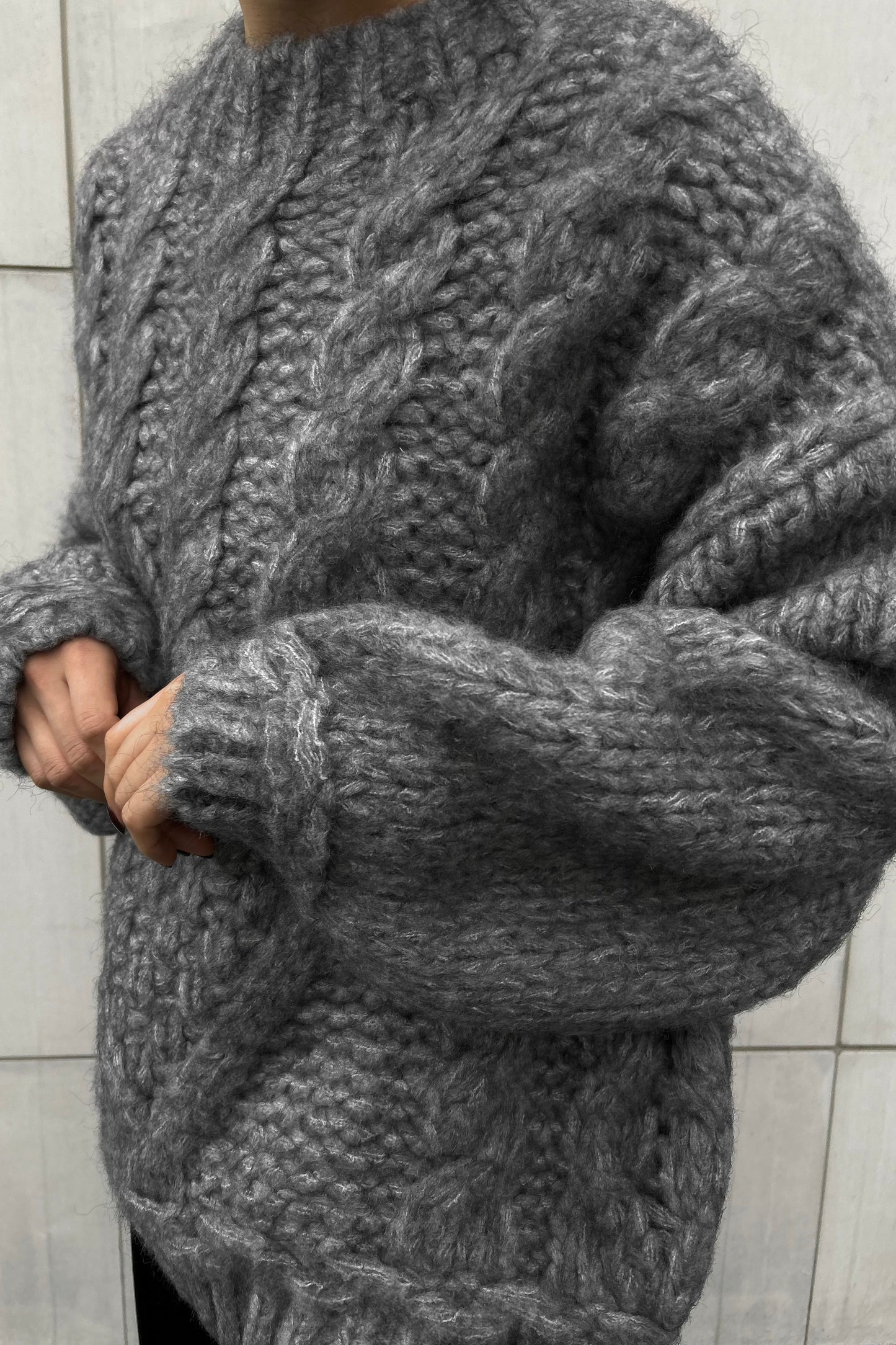 cable wool loose knit【eim plus+限定アイテム】