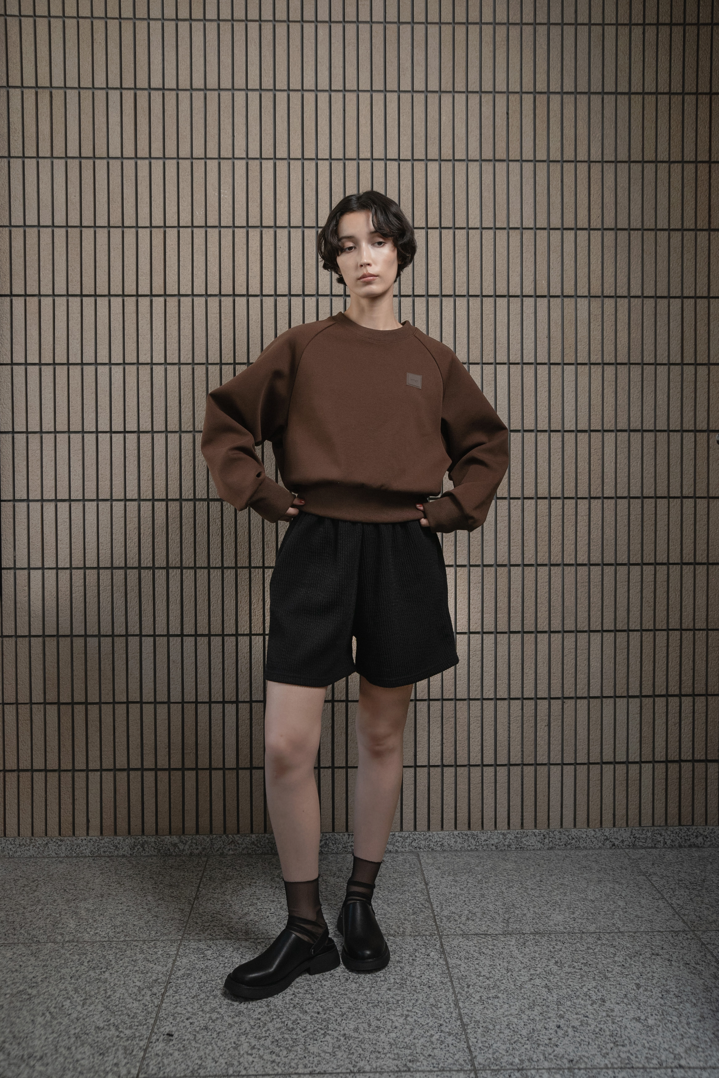 lawgy original logo patch sweat