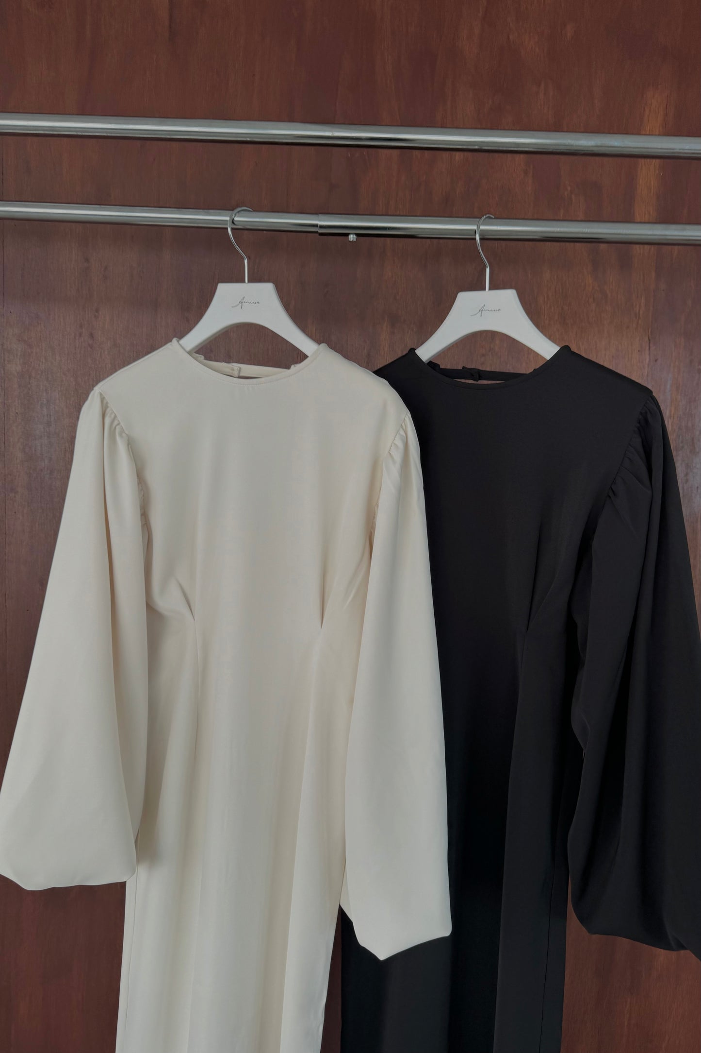 balloon sleeve waist tuck ops