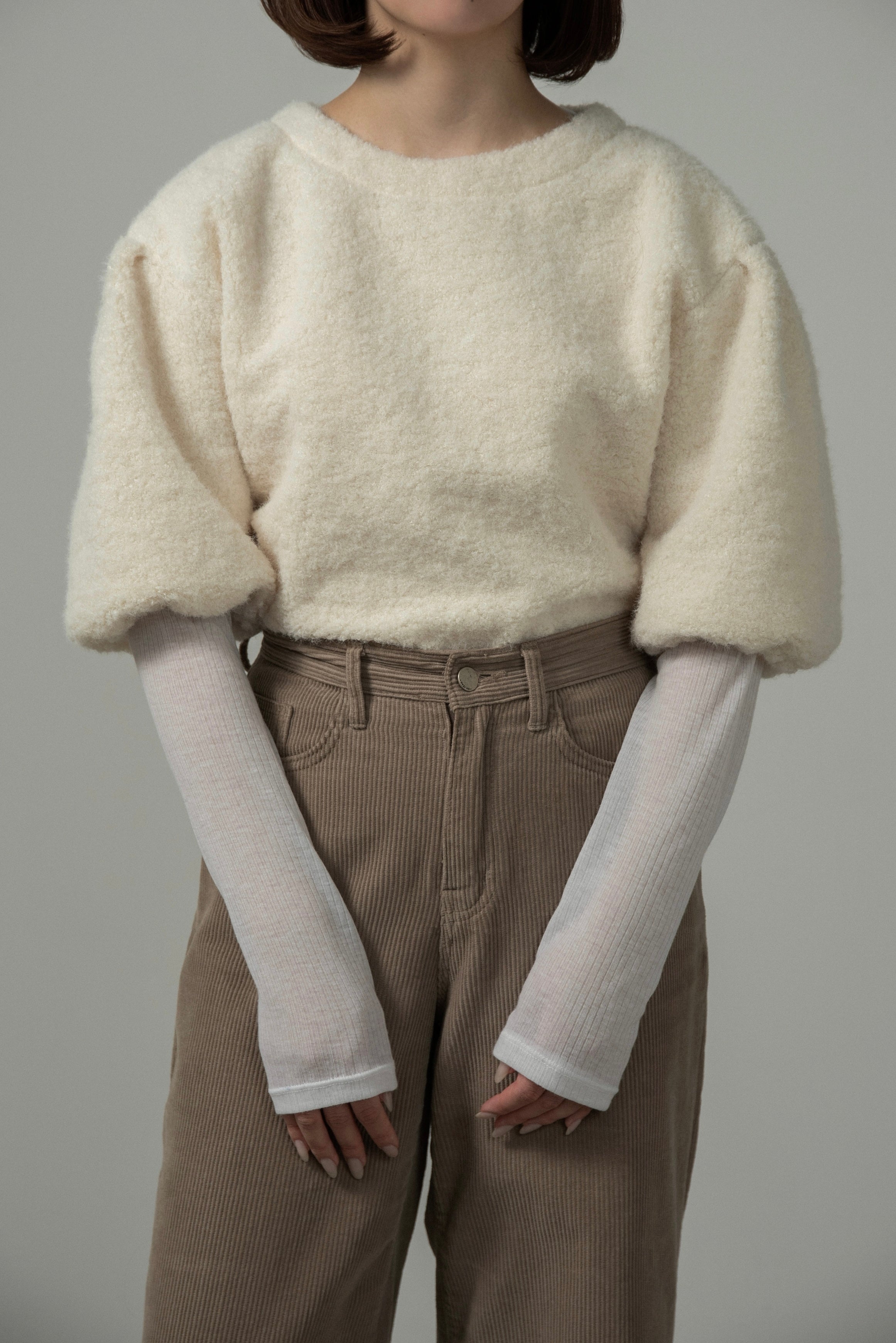 【最終価格】HEVE Puff Shoulder Tops fluffy puff shoulder short tops – eim online（エイム オンライン）