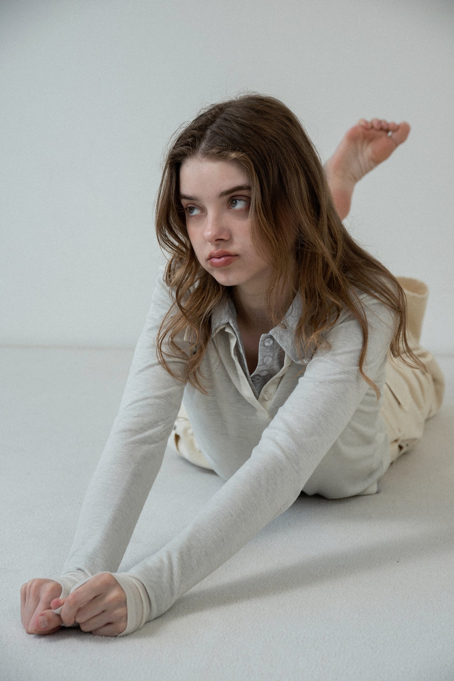 sheer logo compact polo tops