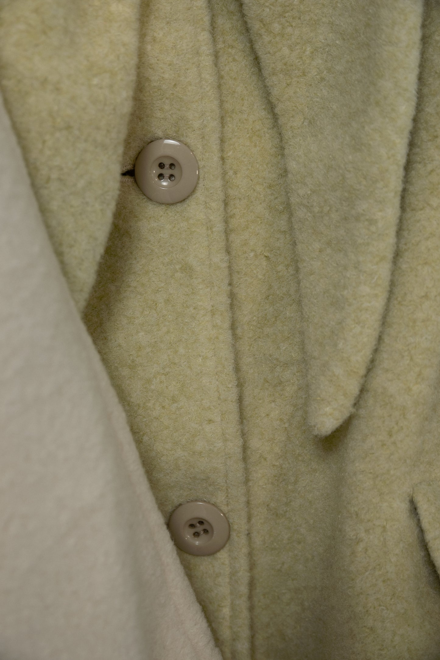 muffler set sleeve cut coat