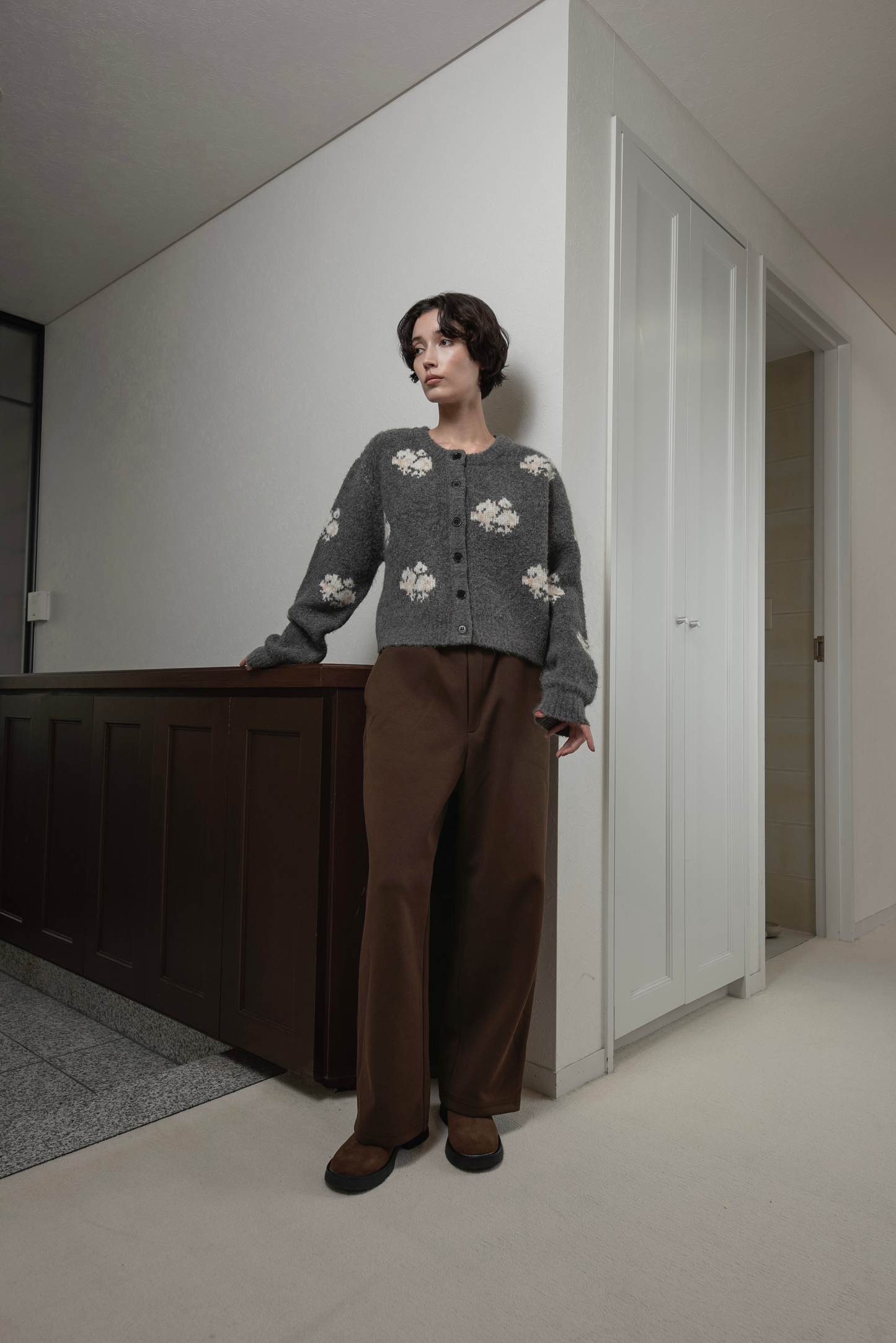 lawgy original logo embroidery sweat pants