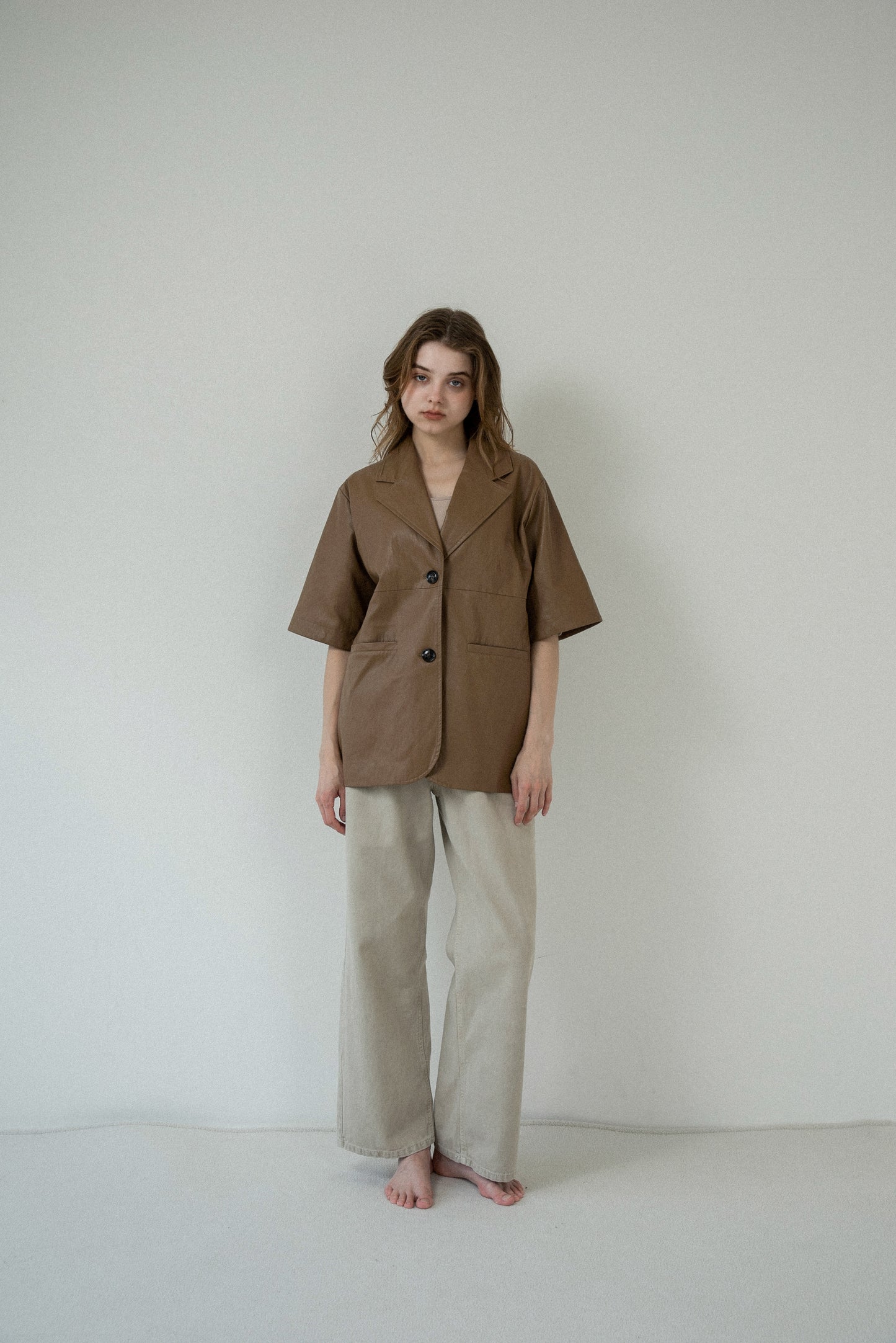 2way sleeve embroidery jacket