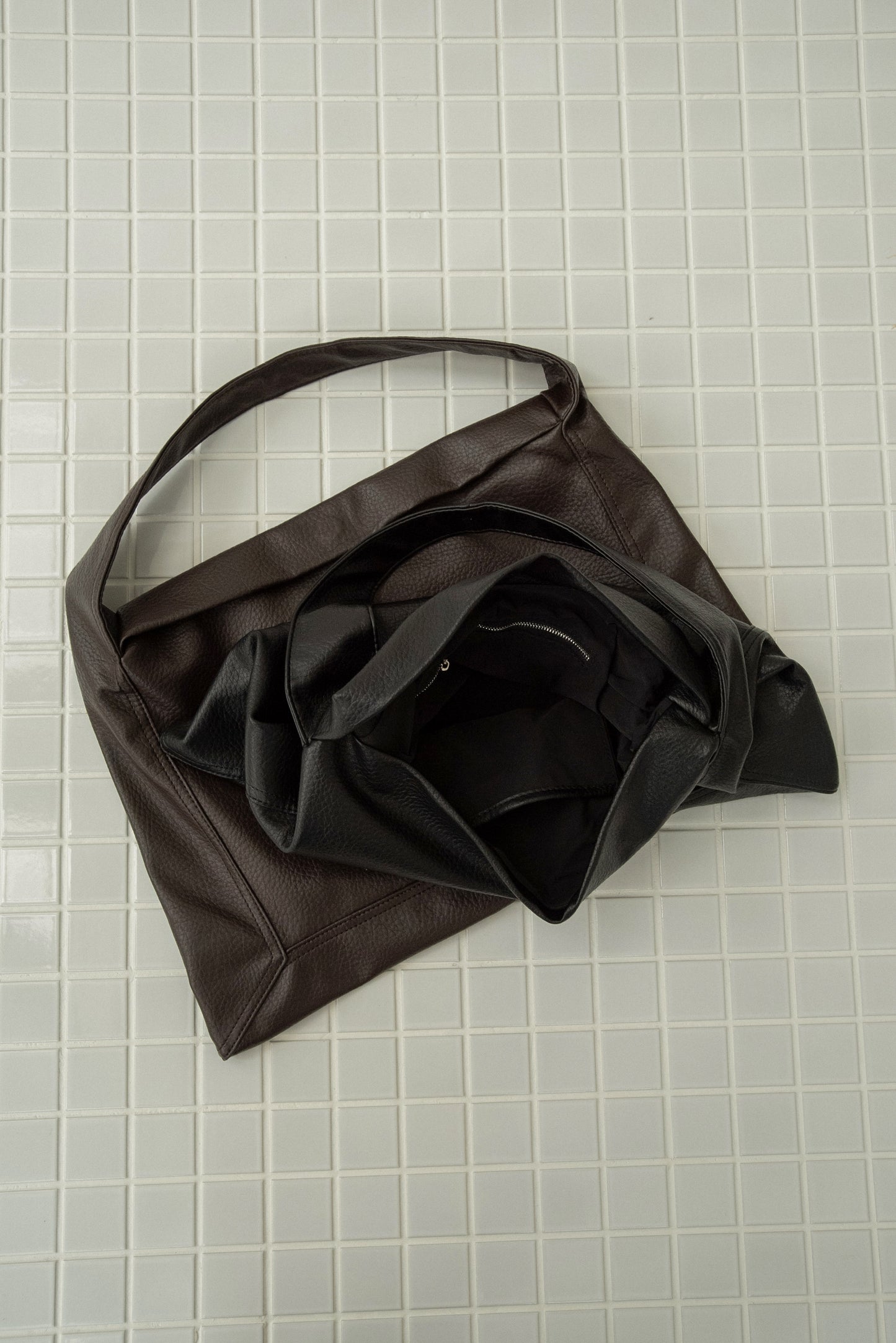 soft fabric big one handle tote bag