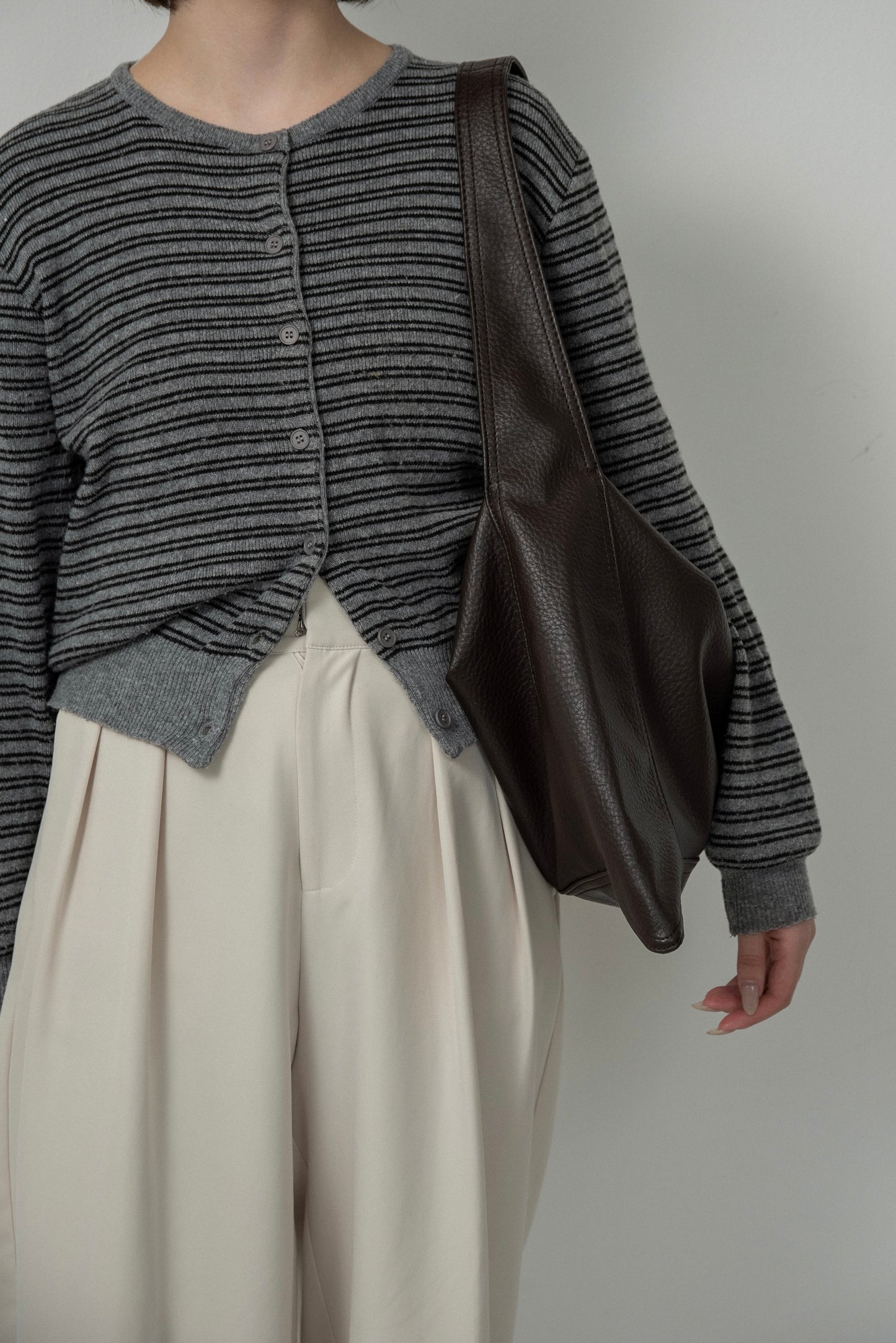 soft fabric big one handle tote bag