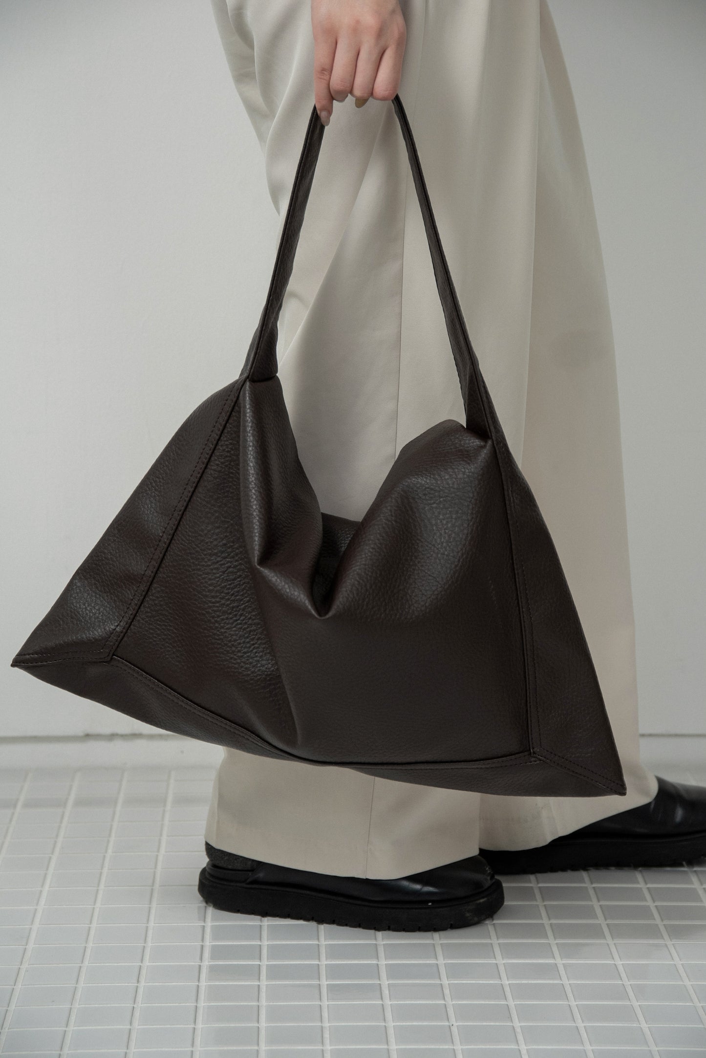 soft fabric big one handle tote bag