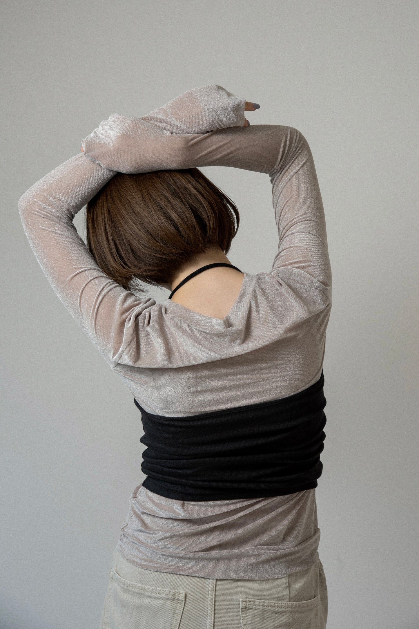 halter neck arrange cami tops