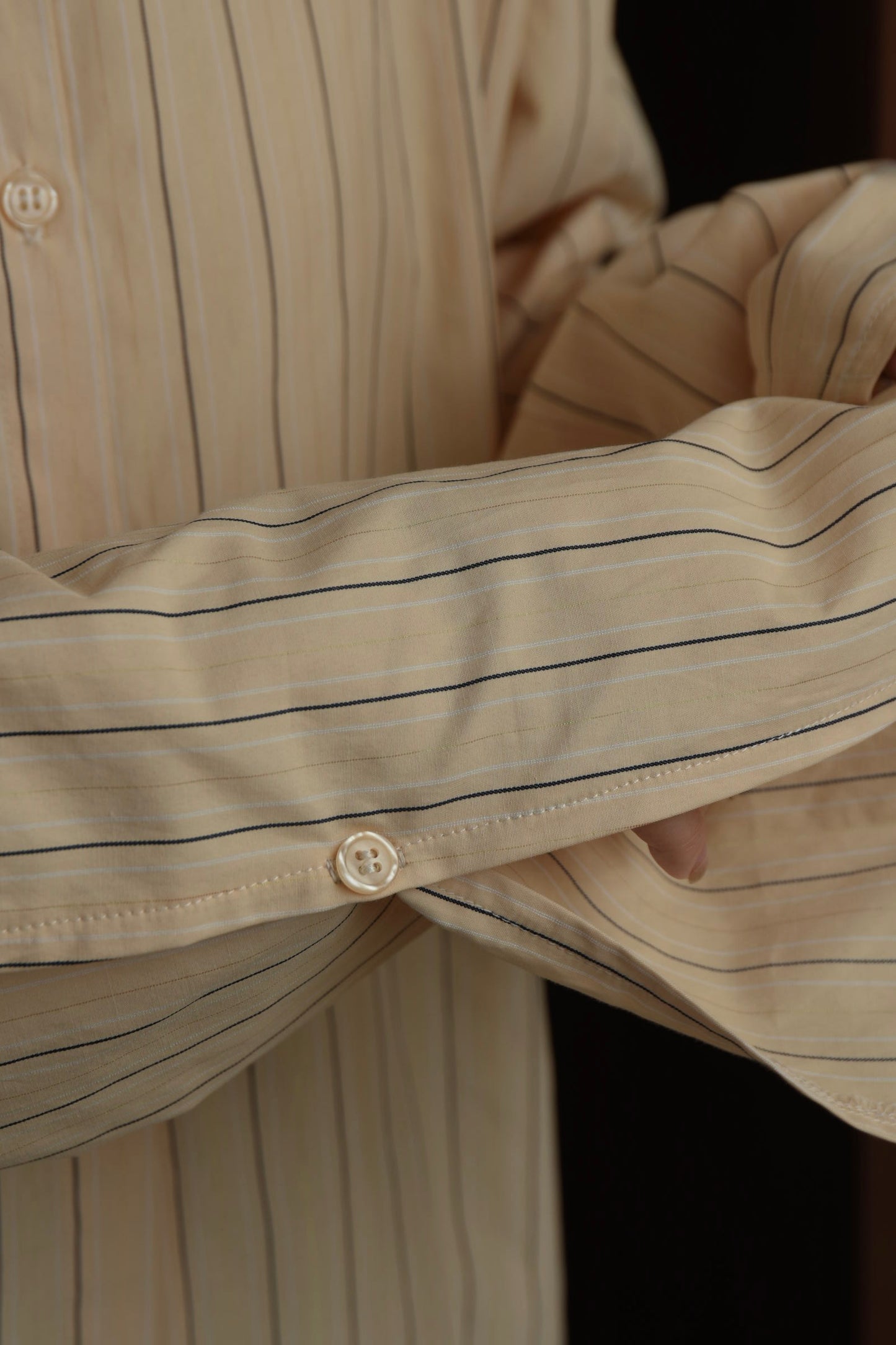multi stripe shirt