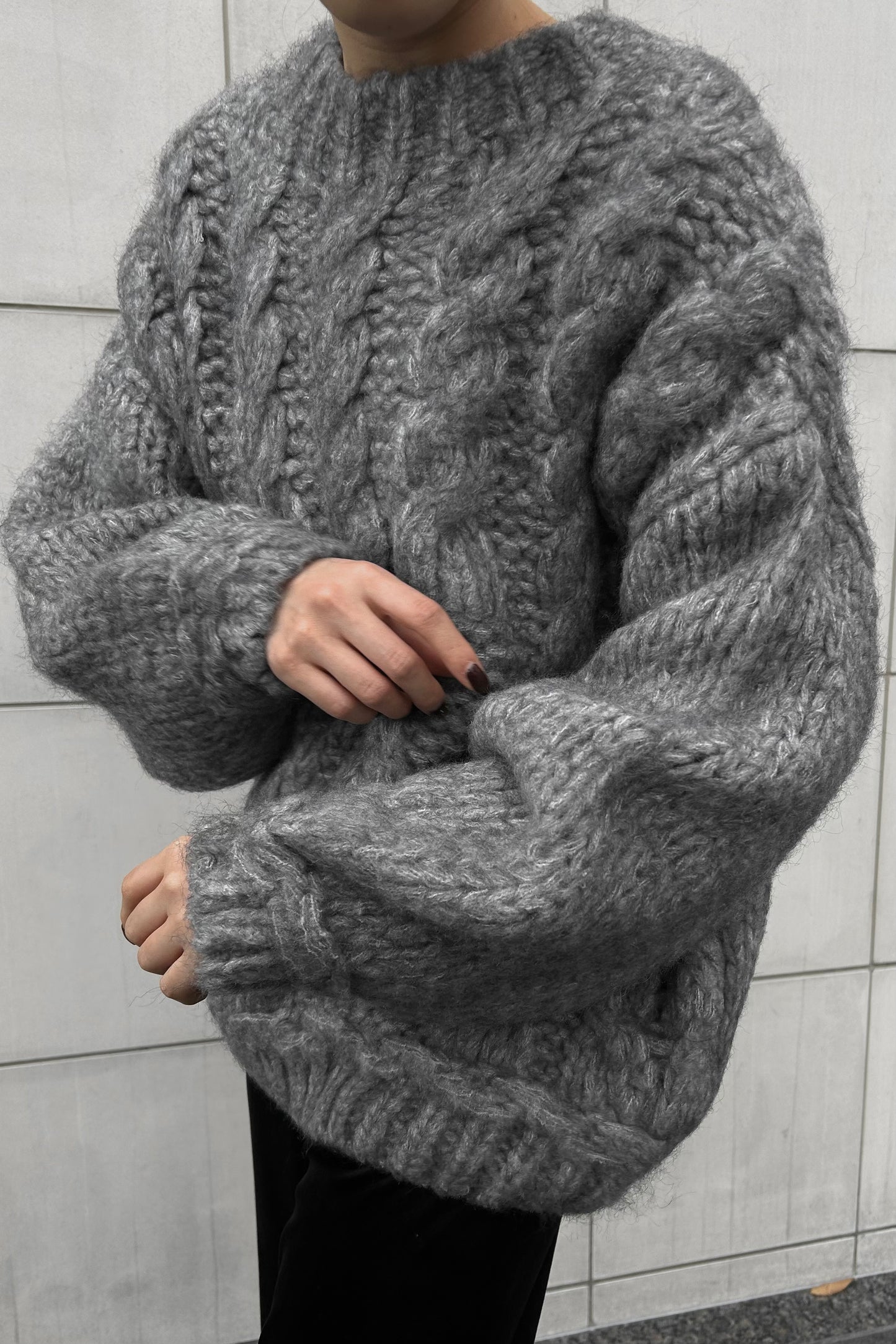 cable wool loose knit【eim plus+限定アイテム】