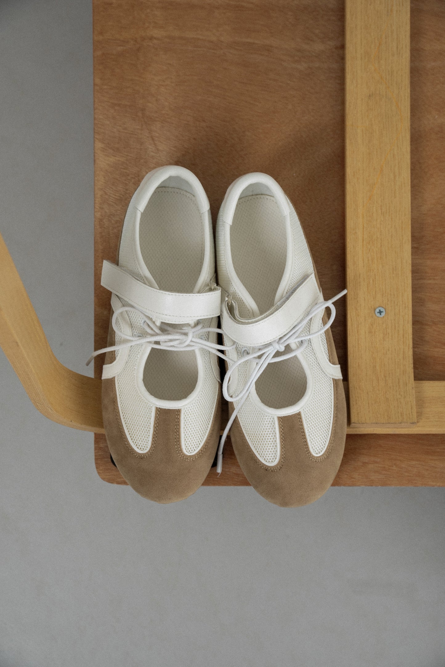 different material lace up shoes