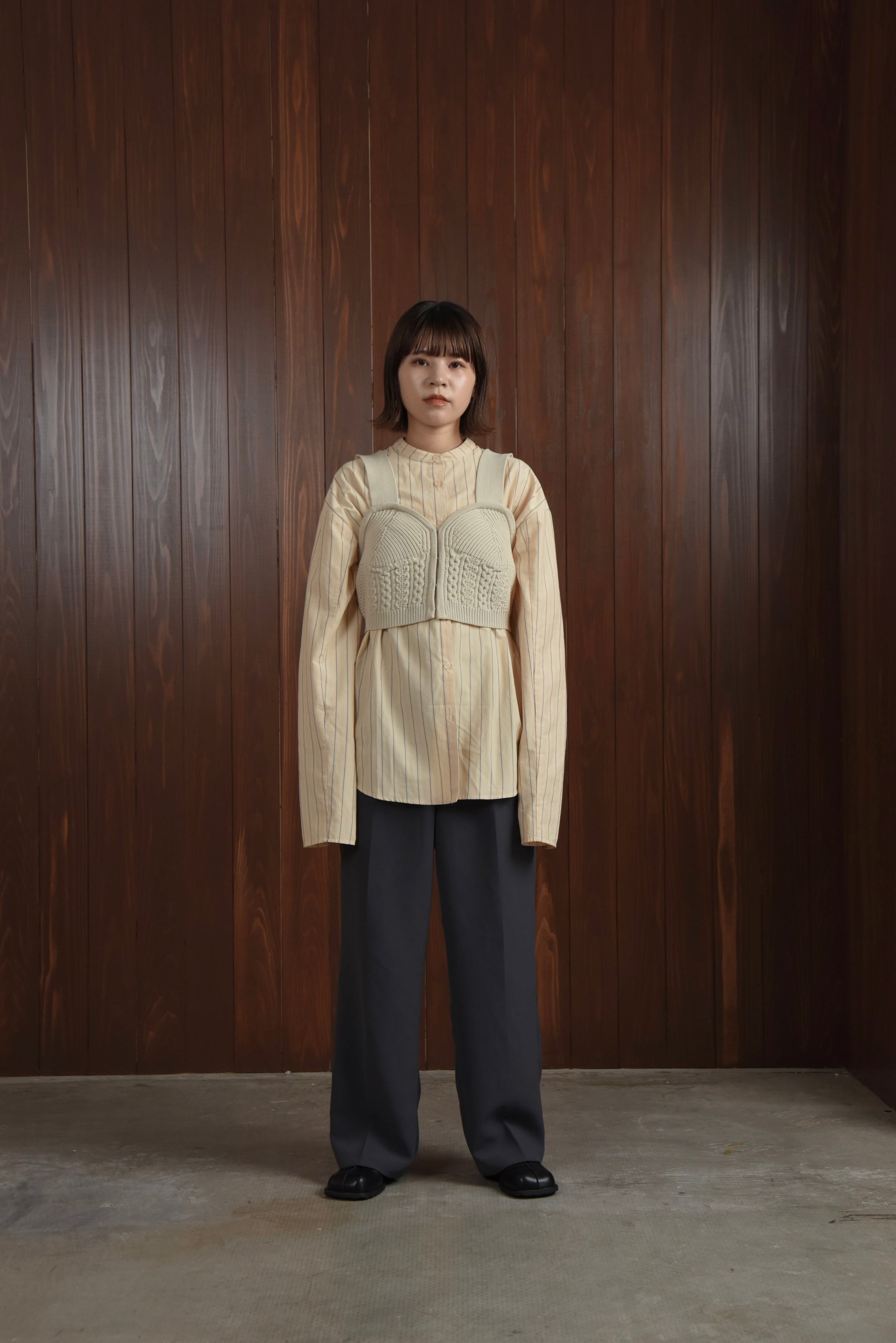 人気No.1/本体 lawgy（ラウジー）の「simple knit lawgy WEAR front 