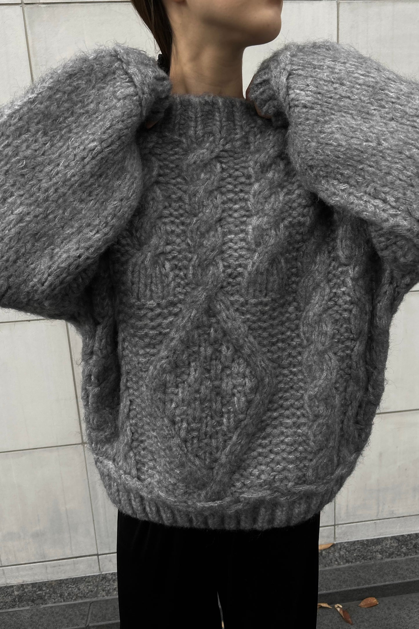 cable wool loose knit【eim plus+限定アイテム】