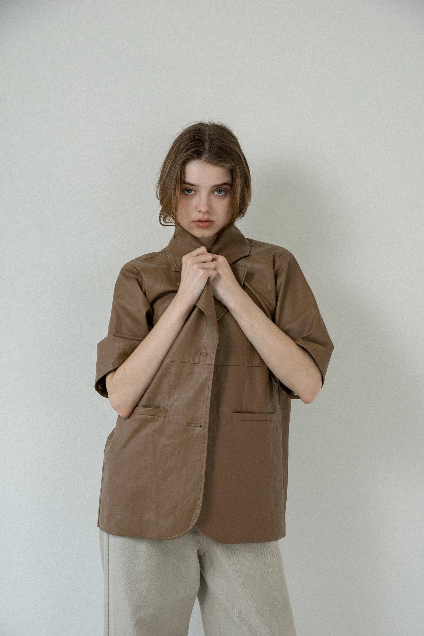2way sleeve embroidery jacket